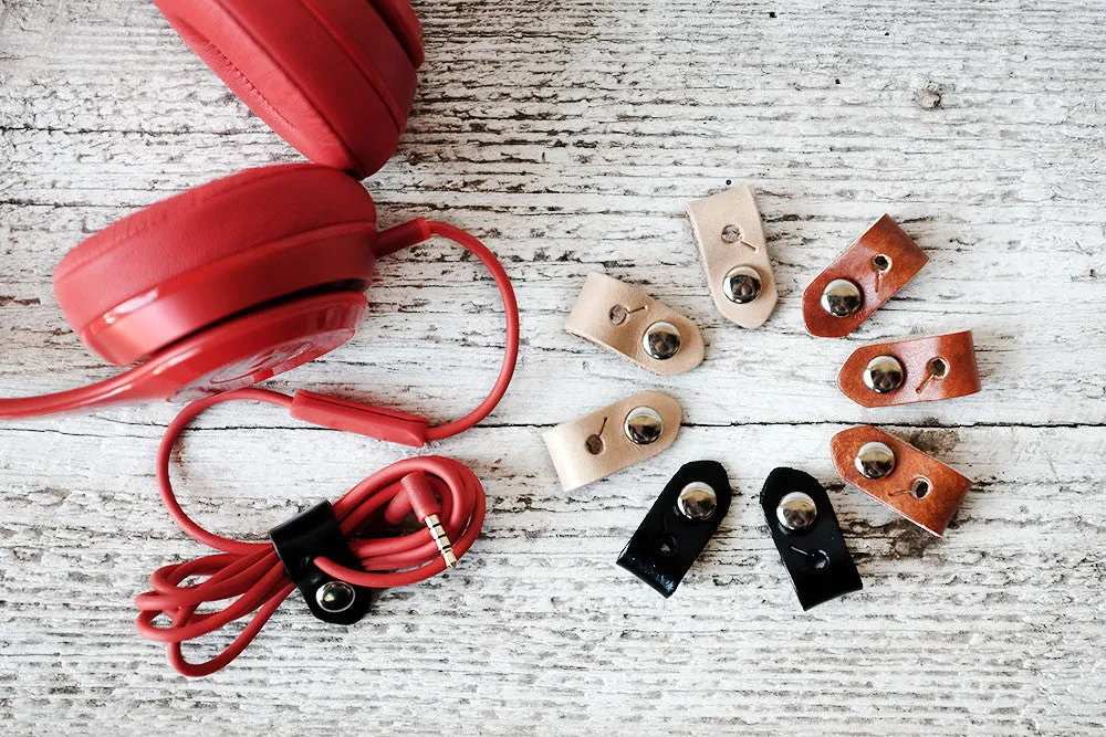 Leather Cord Organizers, Enjoy the Little Things!