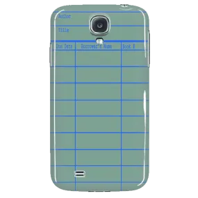 Library Card Phone Case Green