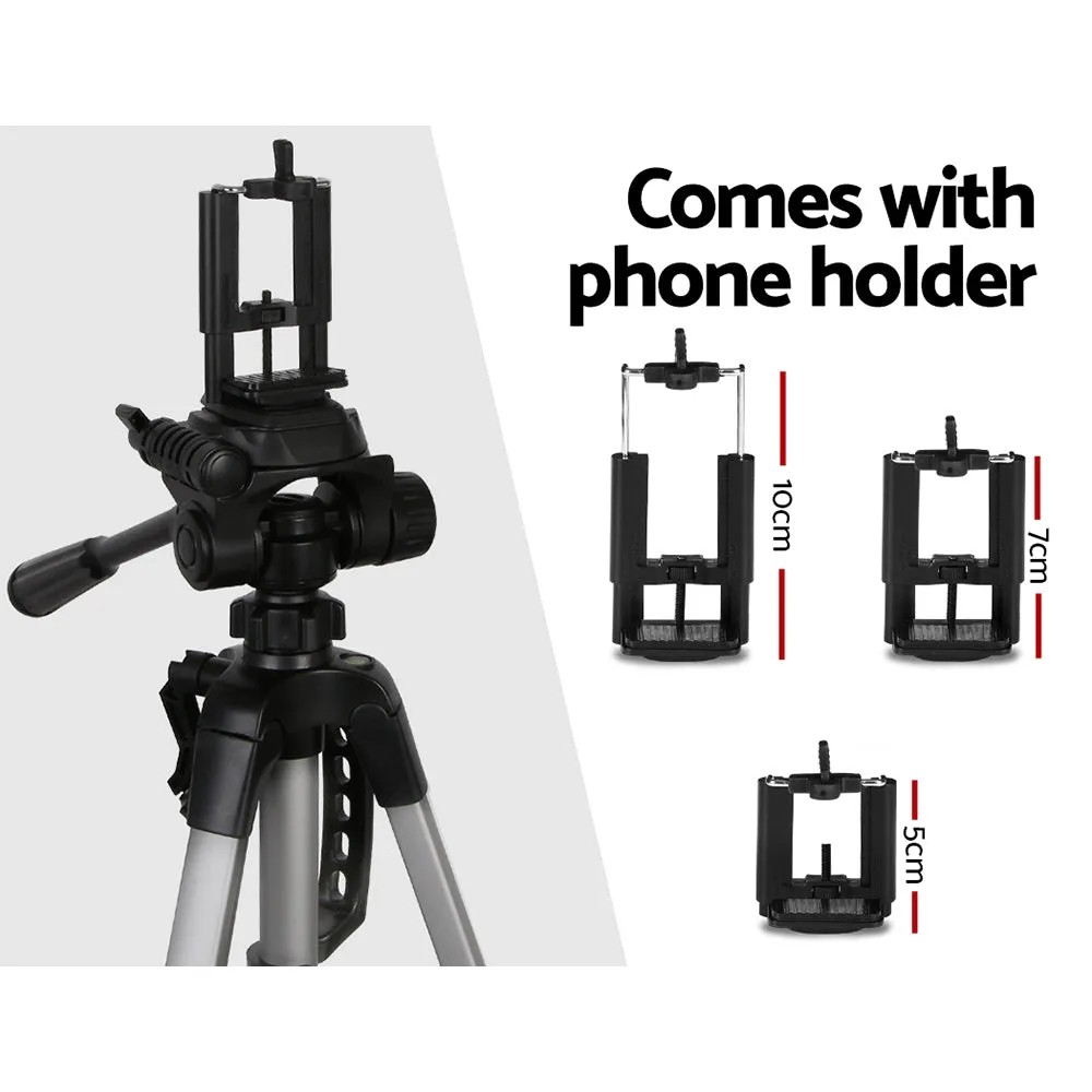 Lightweight Adjustable Camera Tripod with Phone Holder - Weifeng