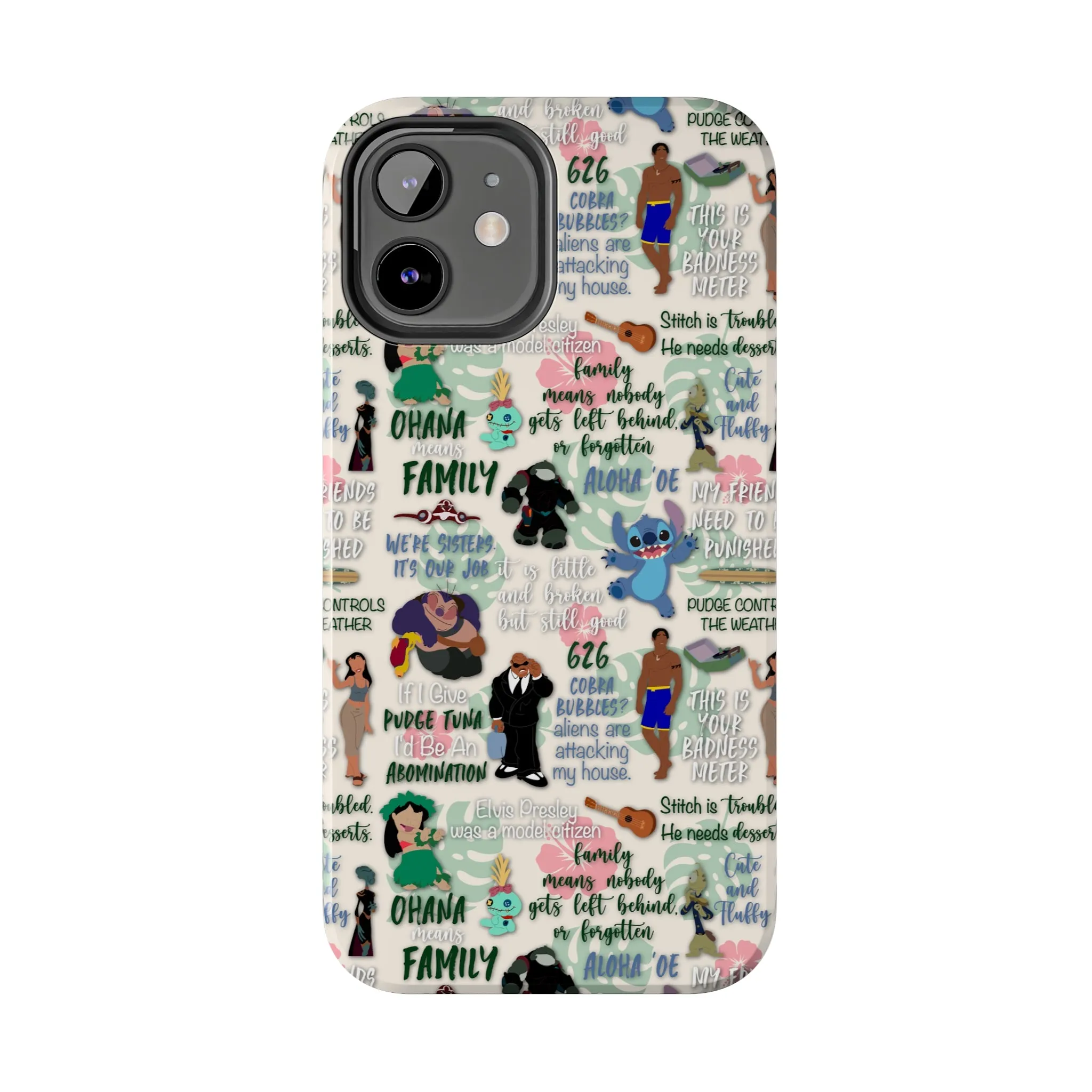 Lilo Ohana Quotes Inspired Phone Case Gift Inspired Fan Art World Iphone