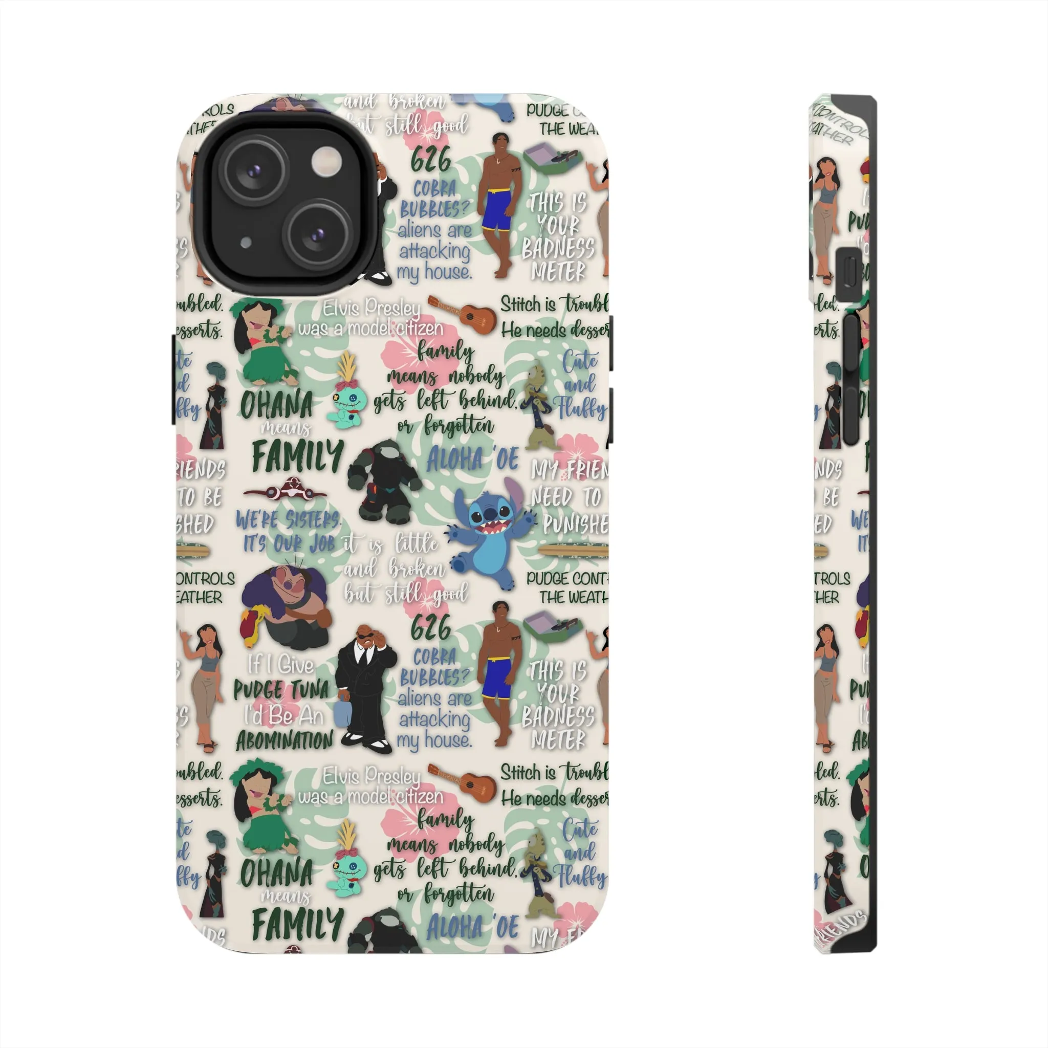 Lilo Ohana Quotes Inspired Phone Case Gift Inspired Fan Art World Iphone