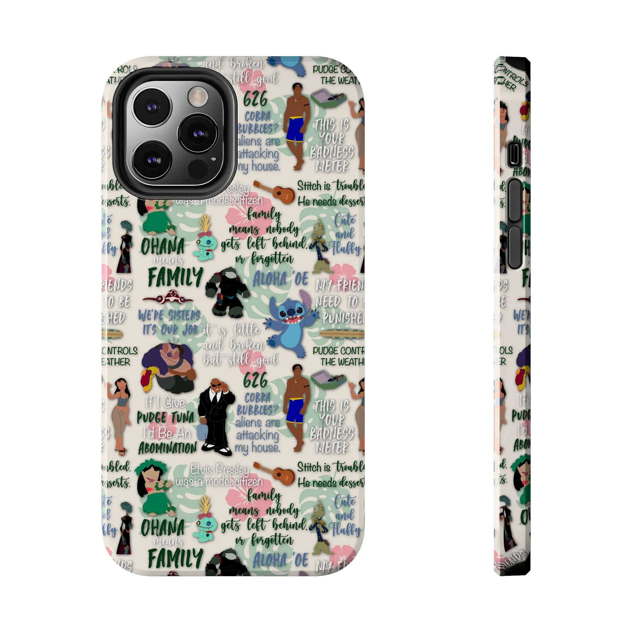 Lilo Ohana Quotes Inspired Phone Case Gift Inspired Fan Art World Iphone