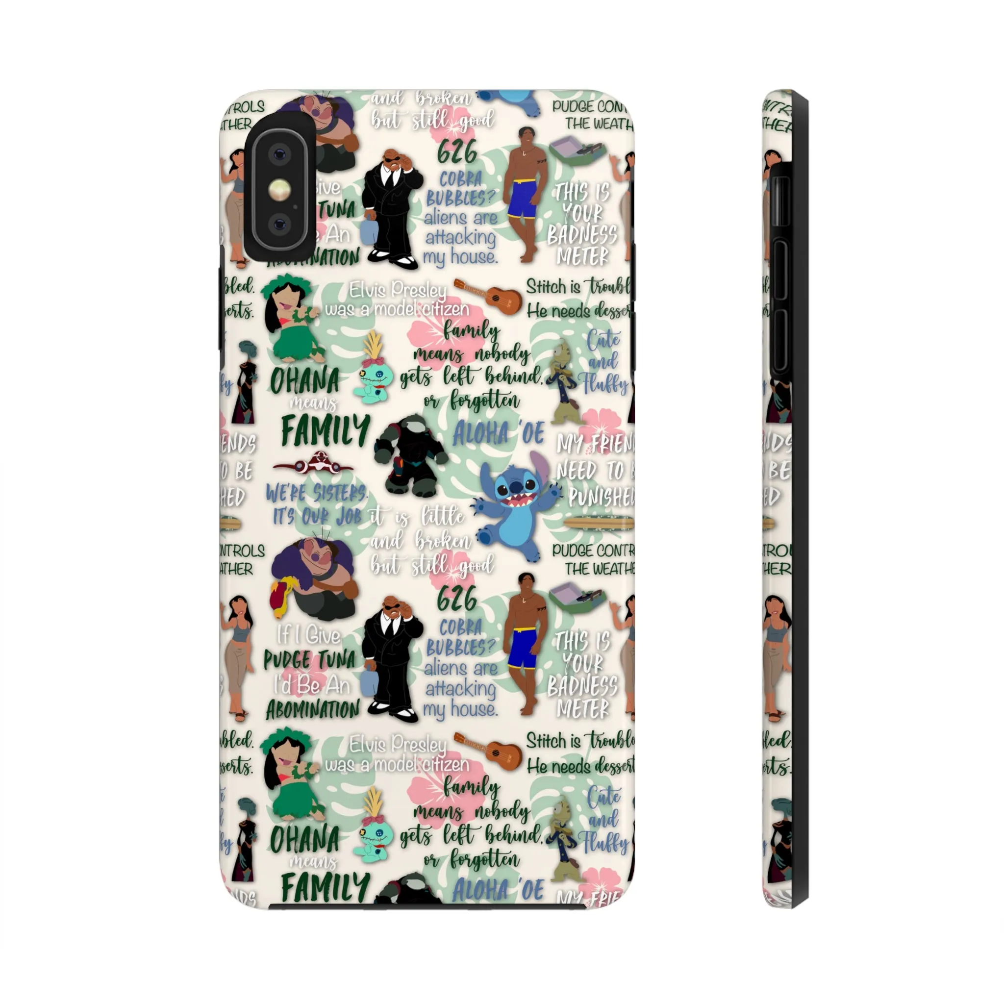 Lilo Ohana Quotes Inspired Phone Case Gift Inspired Fan Art World Iphone