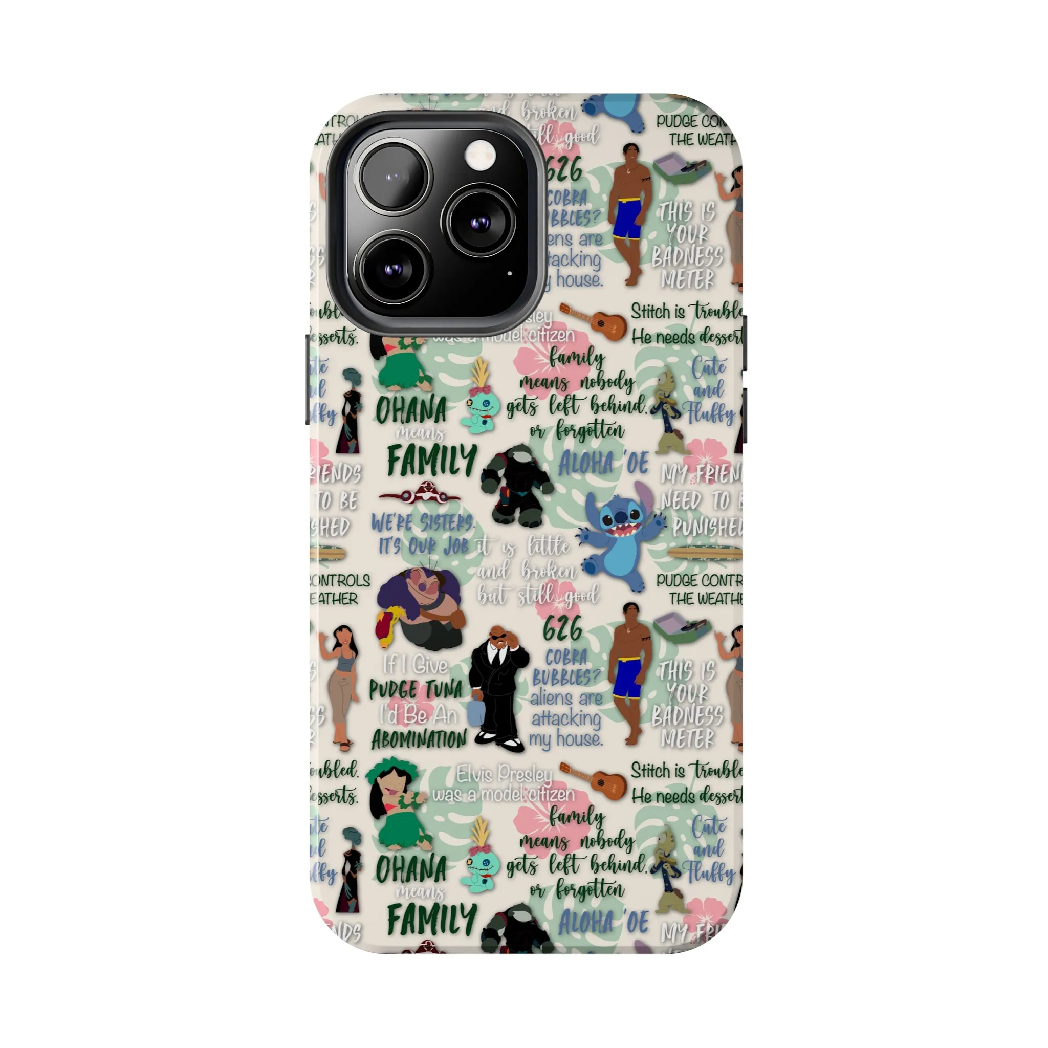 Lilo Ohana Quotes Inspired Phone Case Gift Inspired Fan Art World Iphone