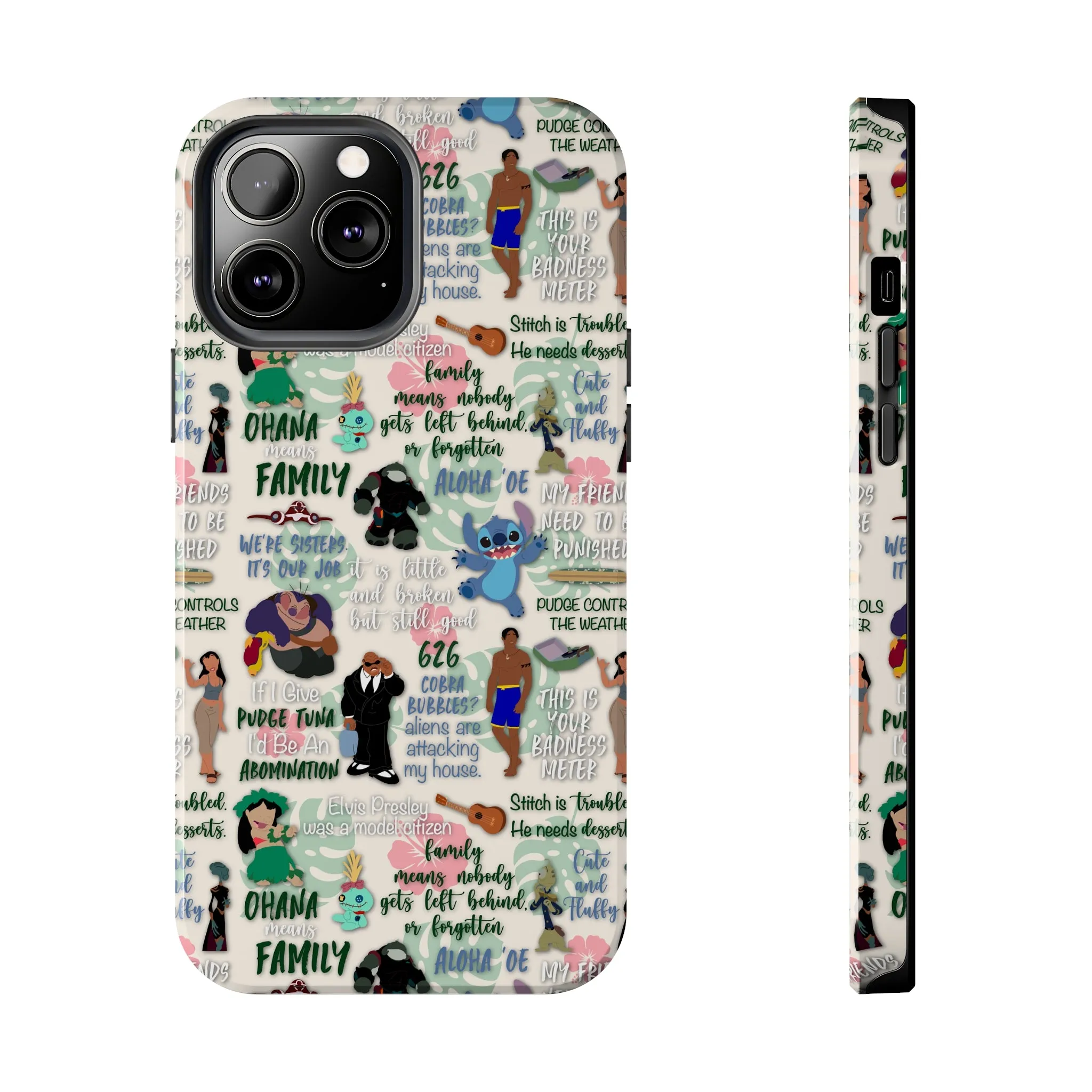 Lilo Ohana Quotes Inspired Phone Case Gift Inspired Fan Art World Iphone