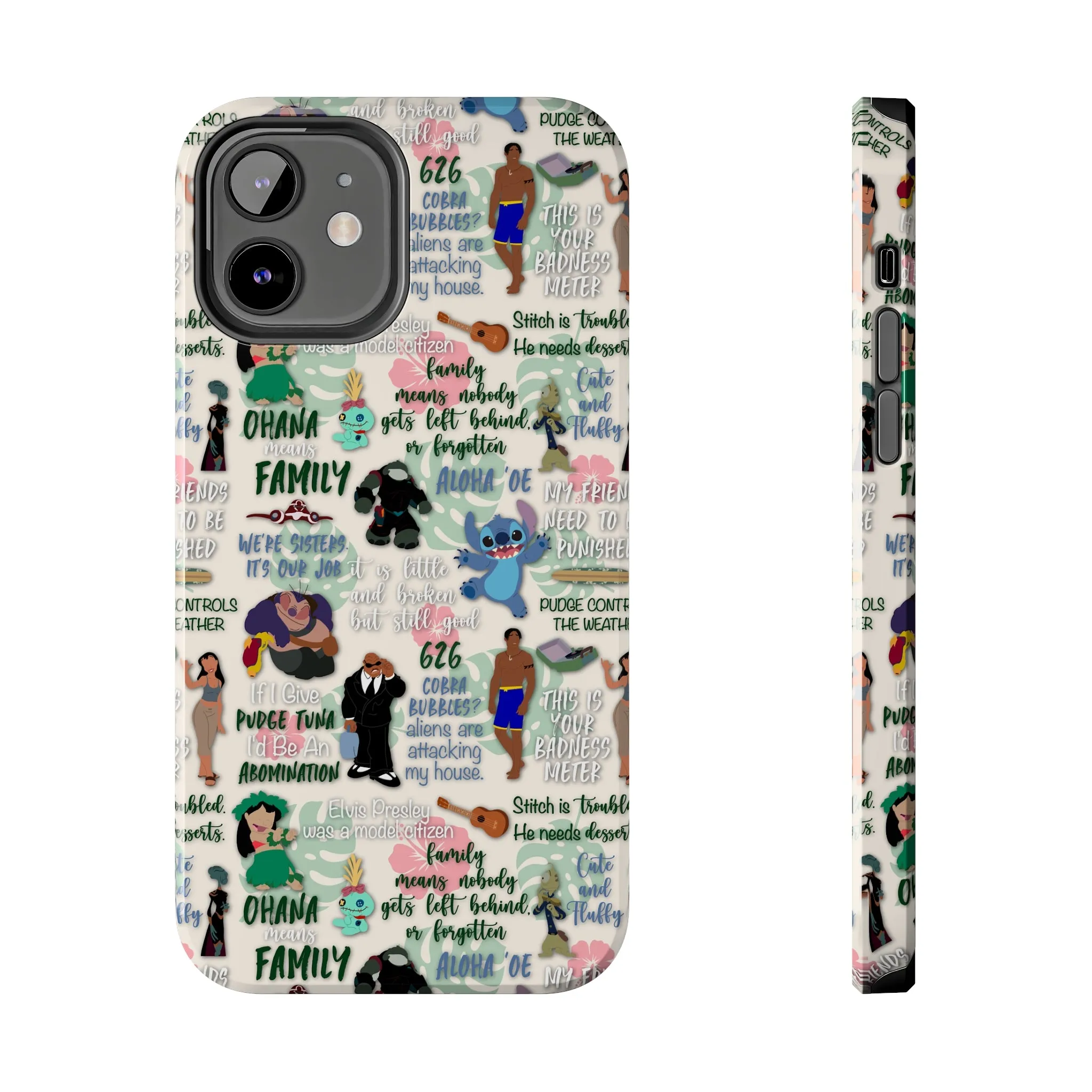 Lilo Ohana Quotes Inspired Phone Case Gift Inspired Fan Art World Iphone