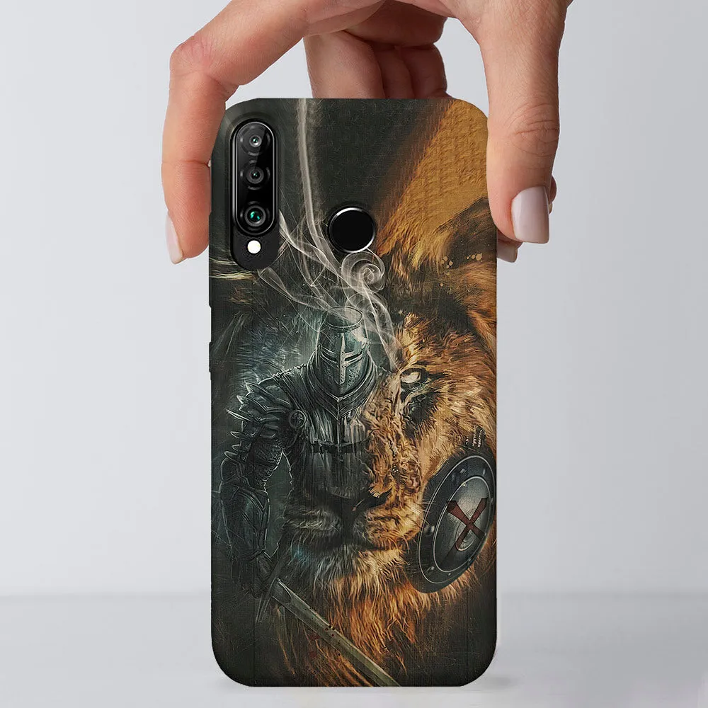 Lion And Warrior - Christian Phone Case - Religious Phone Case - Faith Phone Case - Ciaocustom