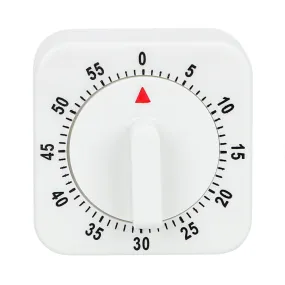 Magnet Round Shape Time Reminder 60 Minutes Kitchen Timer Countdown Alarm Reminder Mechanical Timer Cooking Timer