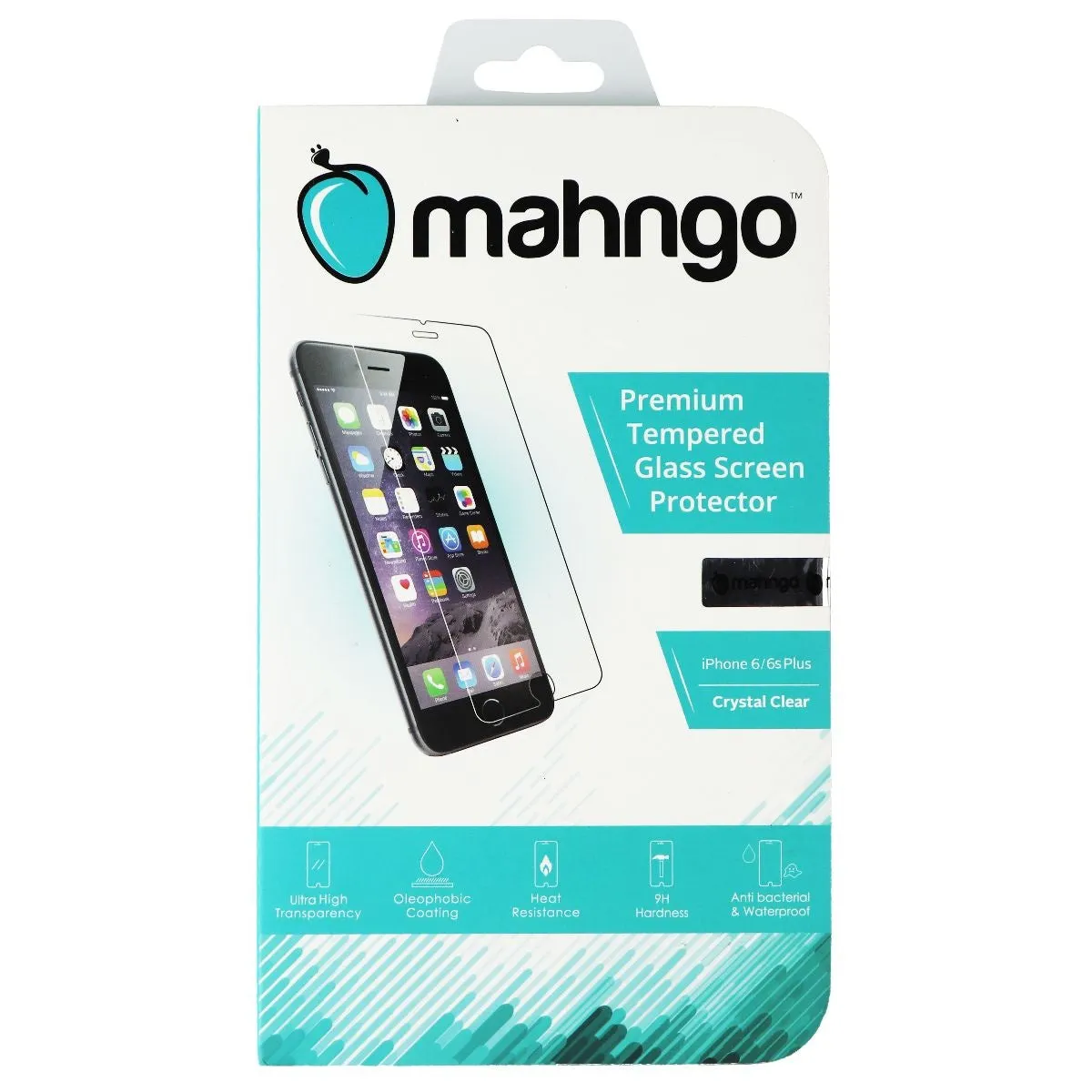 Mahngo Tempered Glass Screen Protector for Apple iPhone (6/6s ) - Crystal Clear