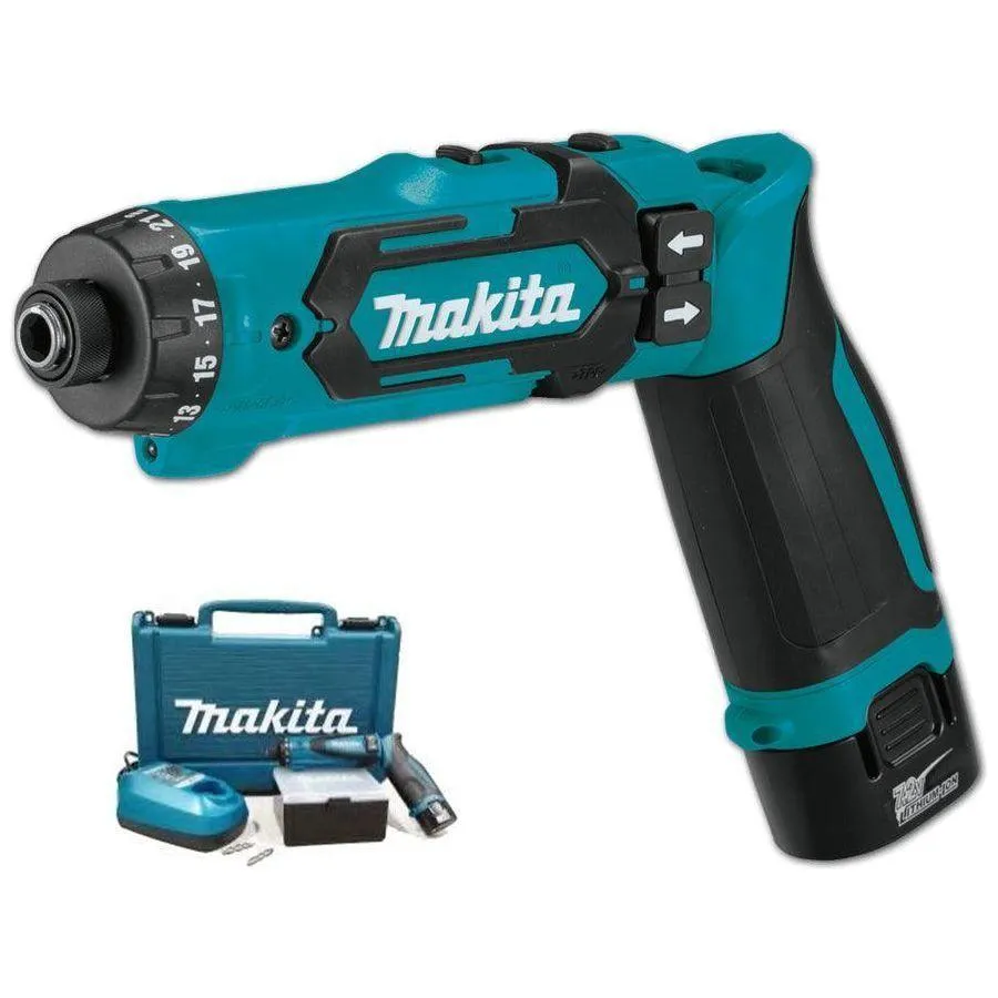 Makita DF010DS 7.2V Cordless Screwdriver 5.6Nm