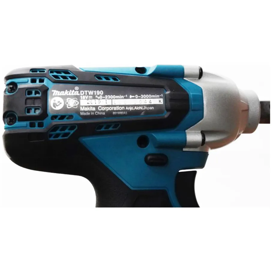 Makita DTW190SFX7 18V Cordless Impact Wrench (LXT-Series) (Damaged Box)