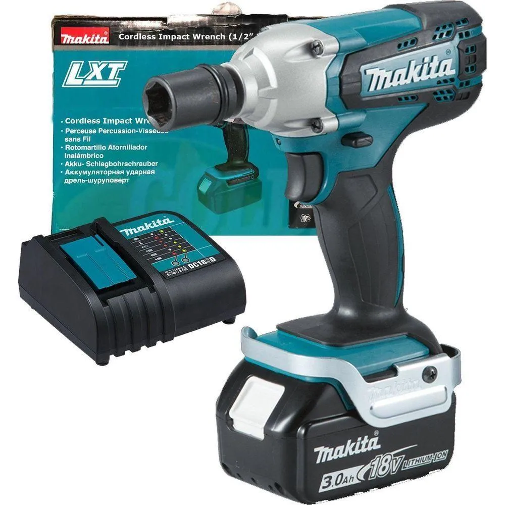 Makita DTW190SFX7 18V Cordless Impact Wrench (LXT-Series) (Damaged Box)