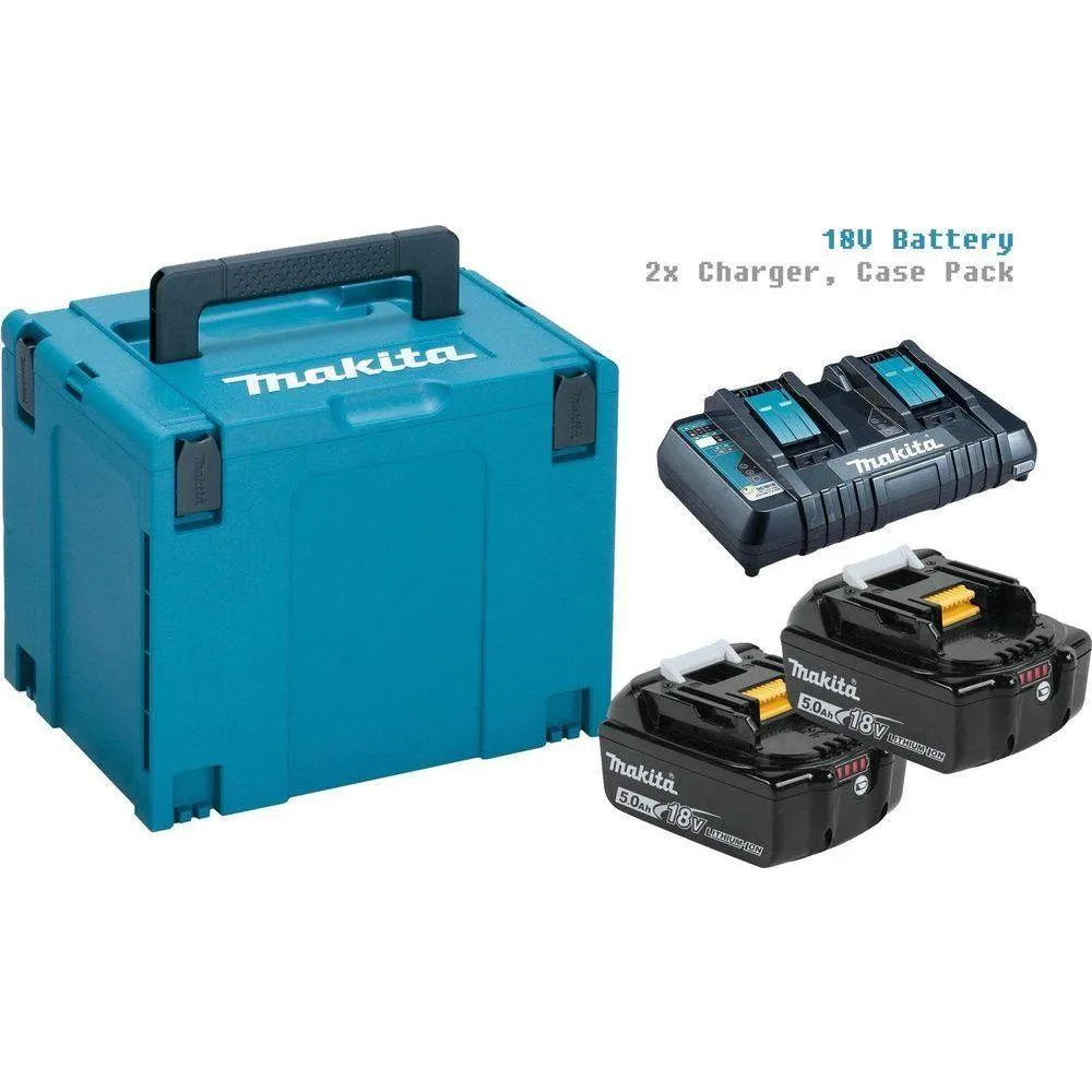 Makita MKP4PT1831 18V LXT Power Source Kit / Battery & Charger Set (5.0Ah)