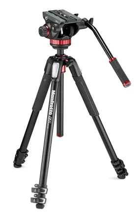 Manfrotto 055 Tripod with Large Fluid Head KIT