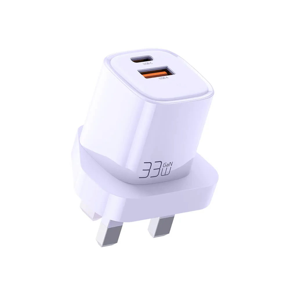 Mcdodo 33W Fast Charger - Nano Series(1A 1C, EU/UK Plug)