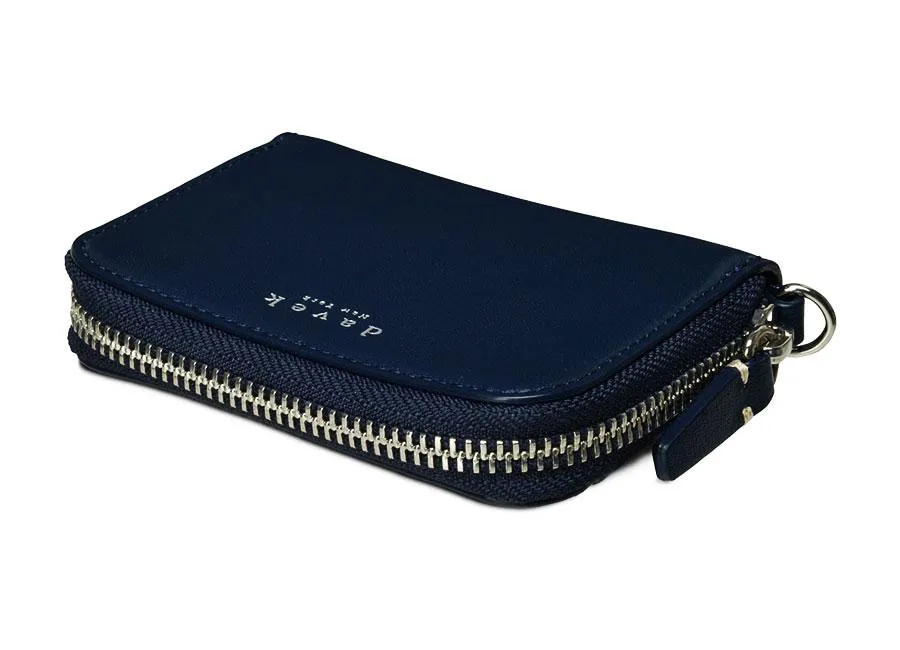 MINI ZIPPER WALLET - Navy