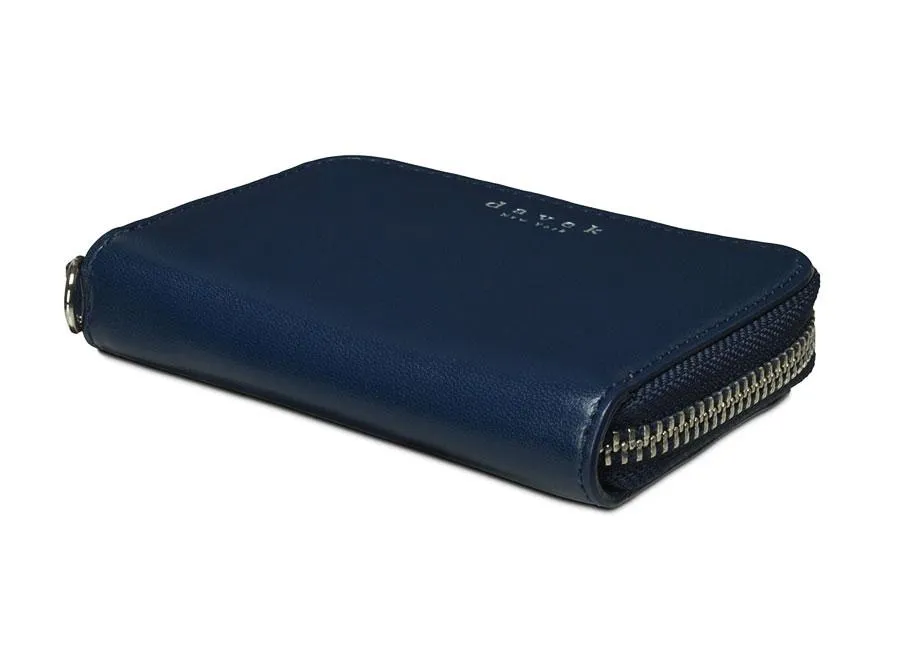 MINI ZIPPER WALLET - Navy