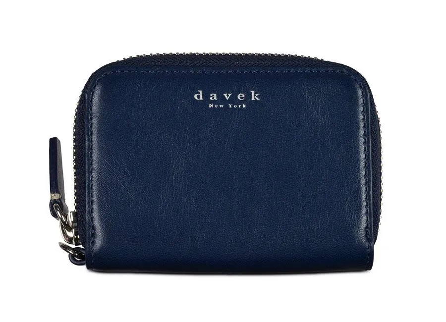 MINI ZIPPER WALLET - Navy