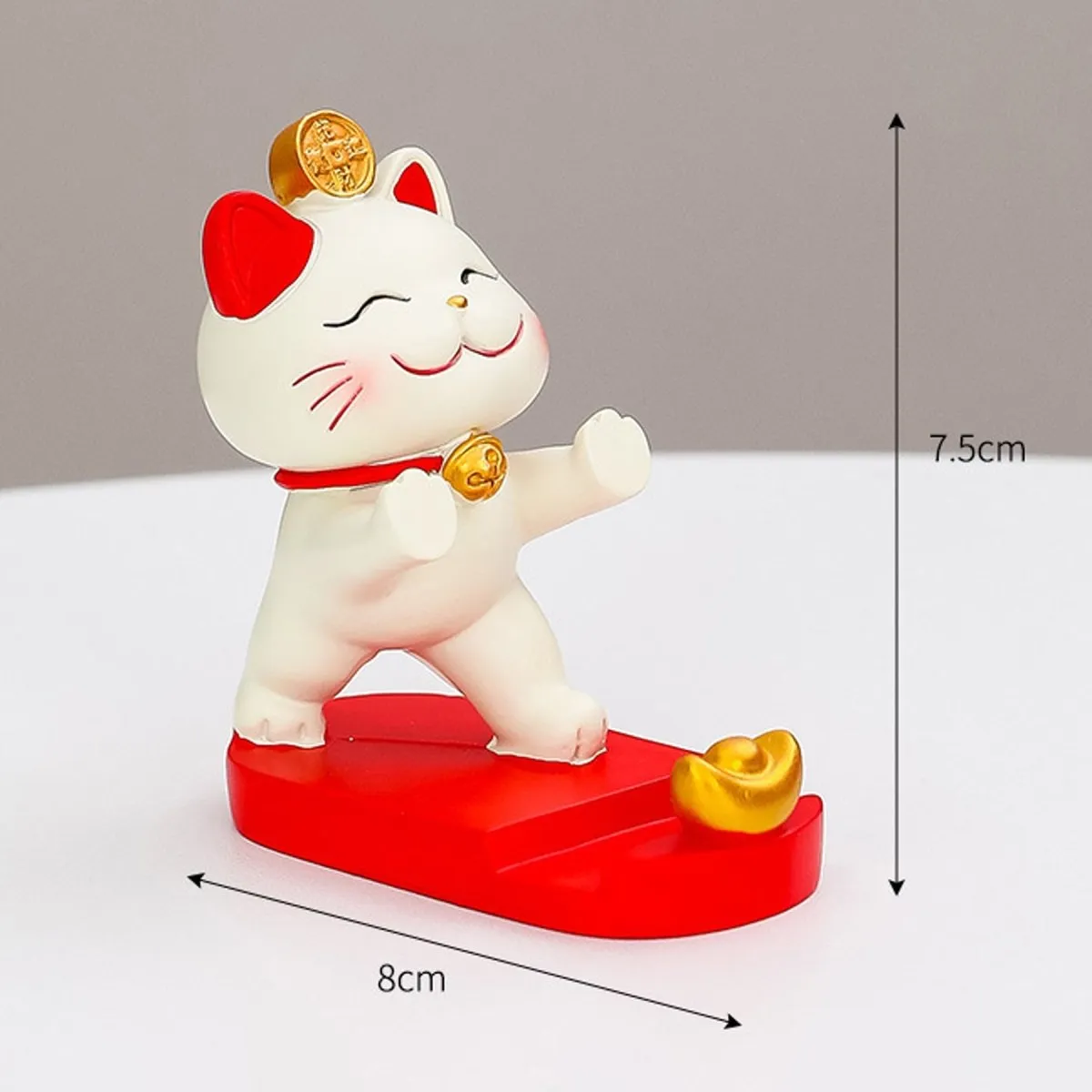 Mobile Phone Stand - Cute Fortune Lucky Cat Phone Holder