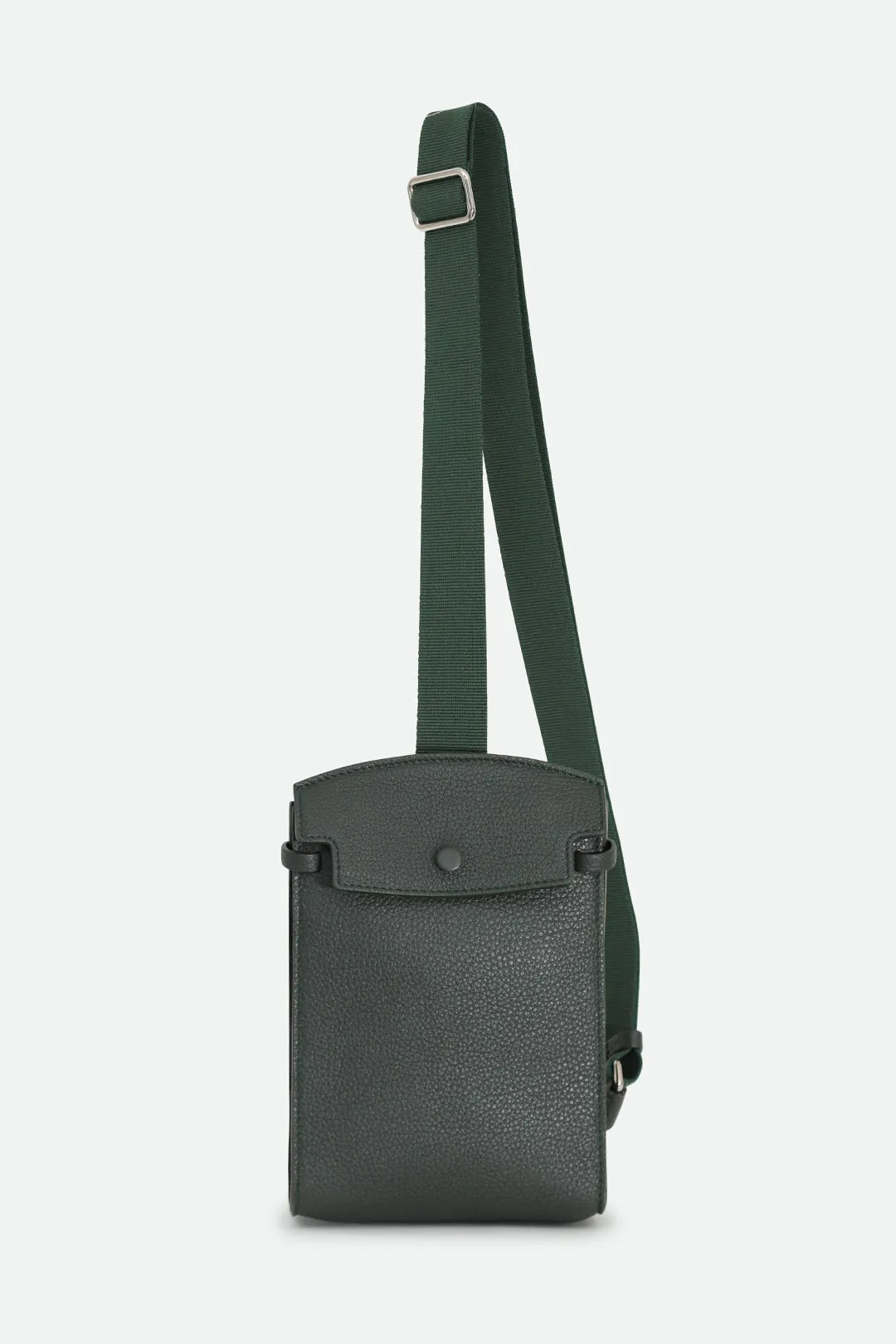 MONZA ITALIAN LEATHER CROSSBODY BAG FOREST