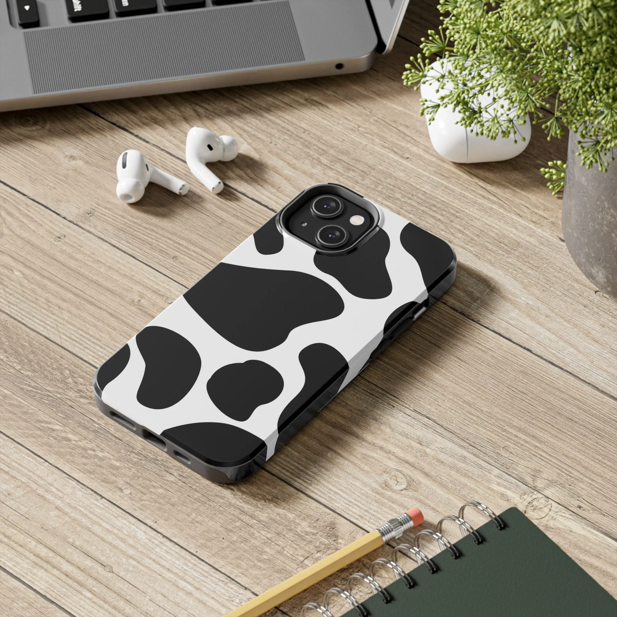 Moo-dern Elegance Tough iPhone Cases