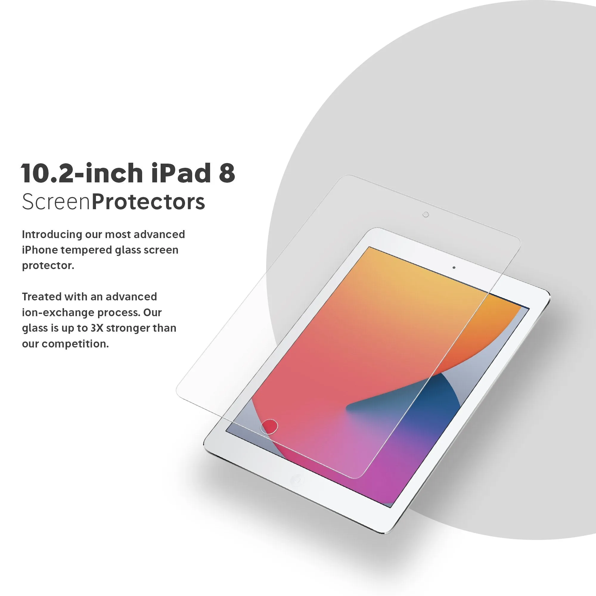 NanoArmour 10.2-inch iPad 8 Anti-Glare Screen Protector (2020)