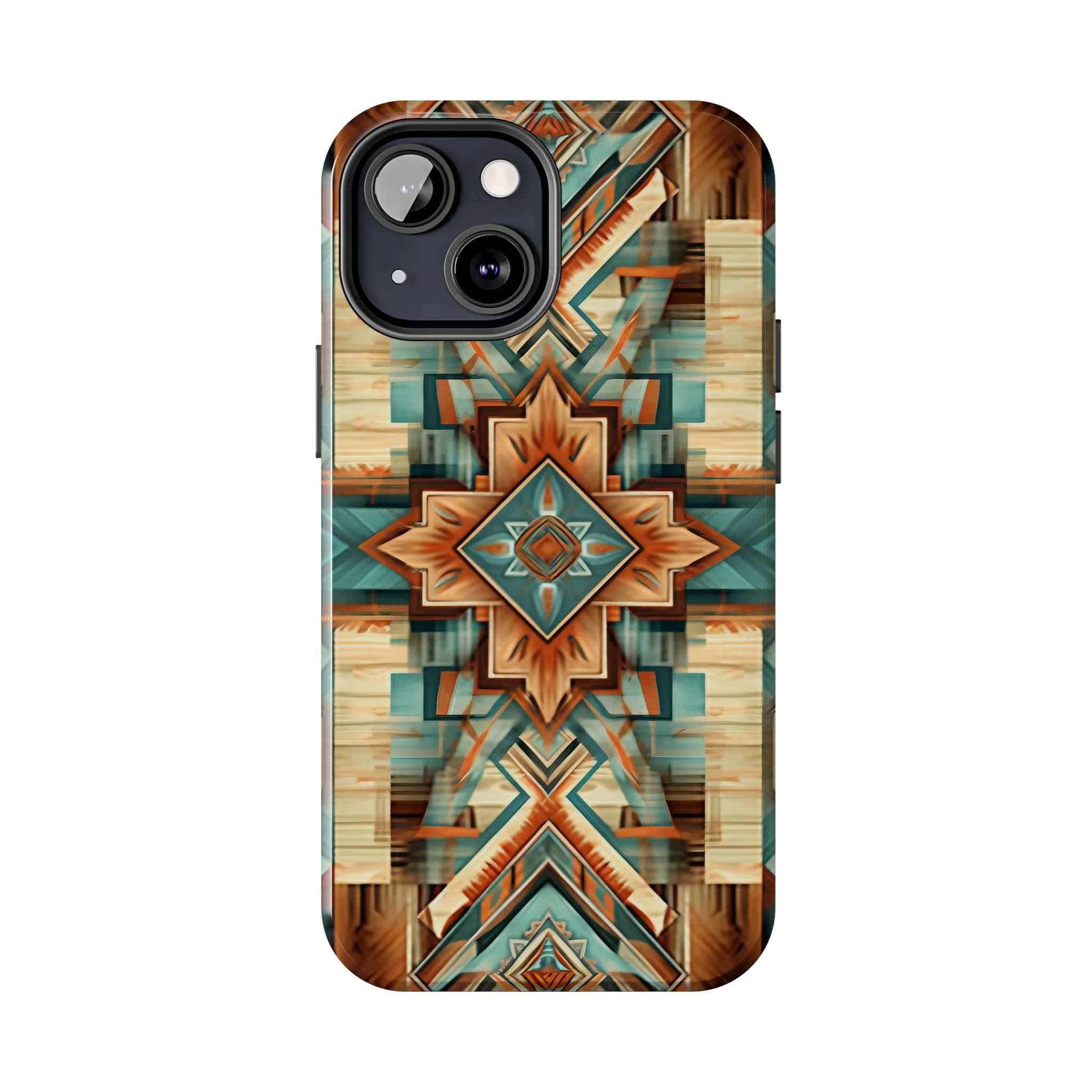 Native American Pattern Design Tough Phone Case compatible with a large variety of iPhone models, Gift, Phone Case