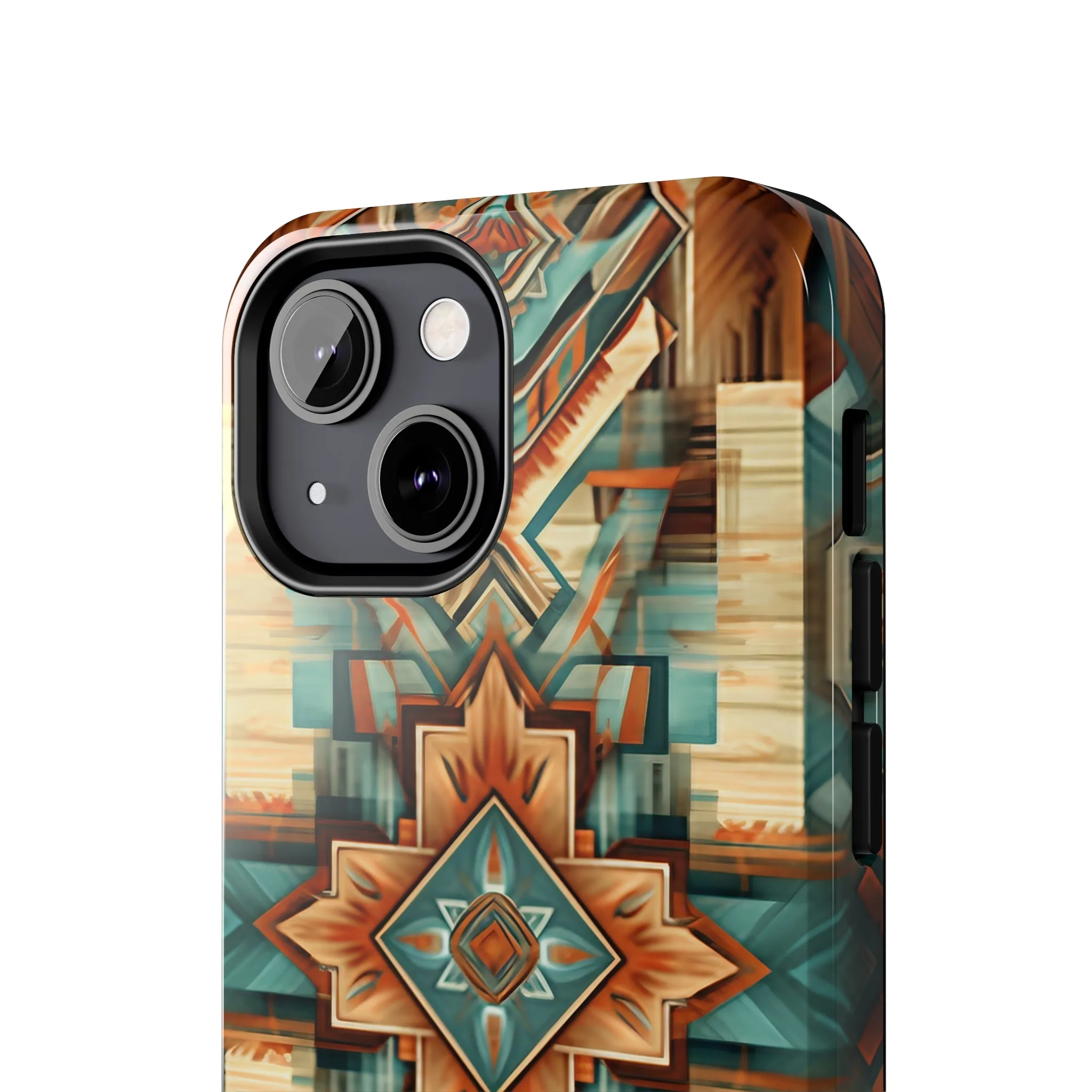 Native American Pattern Design Tough Phone Case compatible with a large variety of iPhone models, Gift, Phone Case