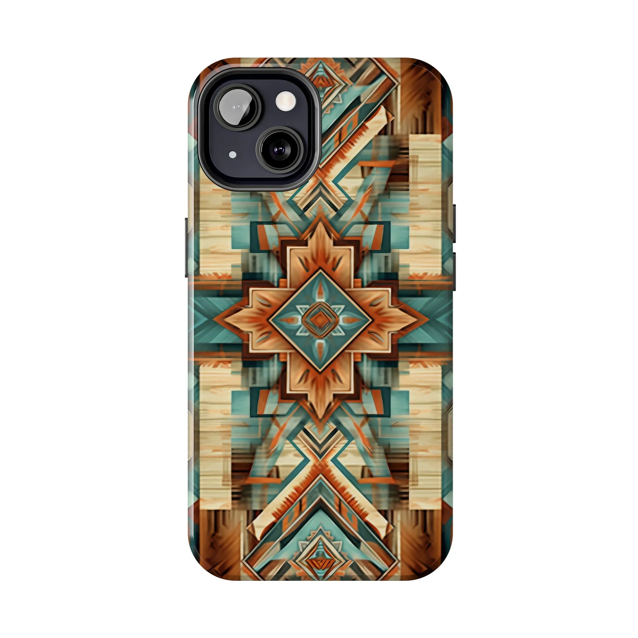 Native American Pattern Design Tough Phone Case compatible with a large variety of iPhone models, Gift, Phone Case