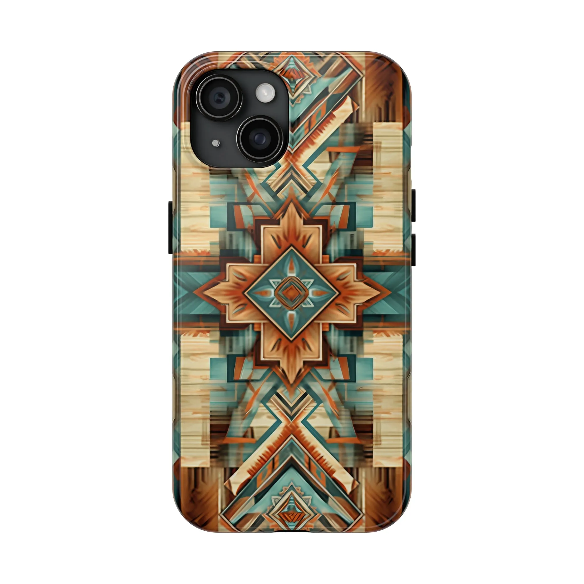 Native American Pattern Design Tough Phone Case compatible with a large variety of iPhone models, Gift, Phone Case