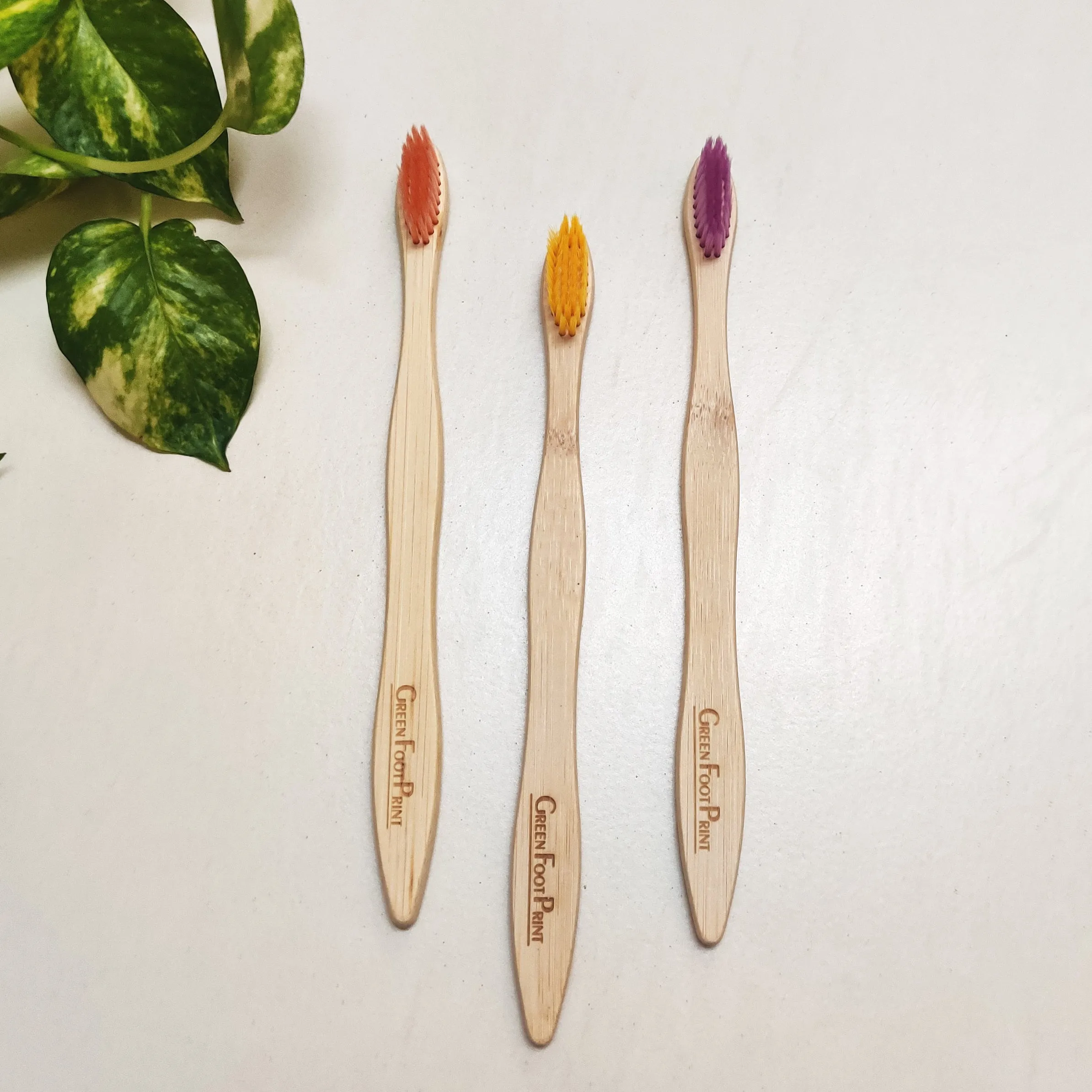 Natural Bamboo Toothbrush| Pack of 2