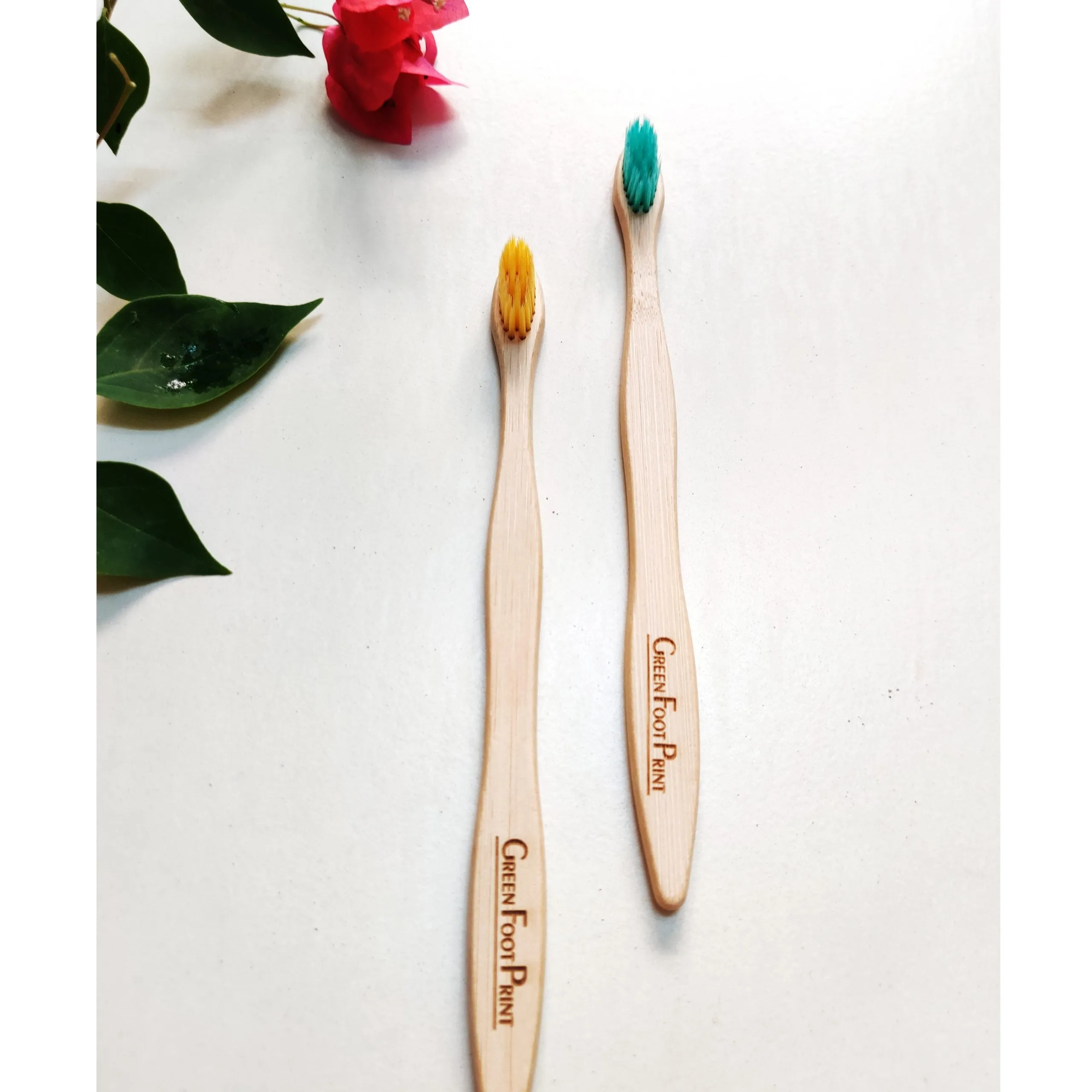 Natural Bamboo Toothbrush| Pack of 2