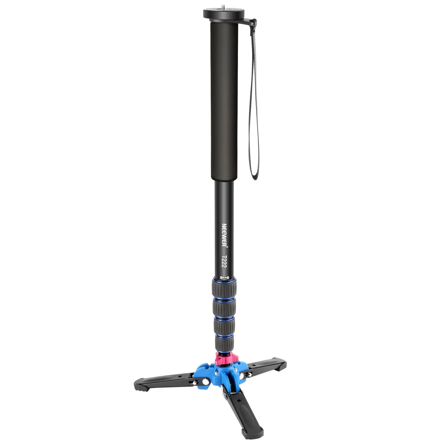 NEEWER T222 66" Aluminum Alloy Extendable Camera Monopod Stand Base