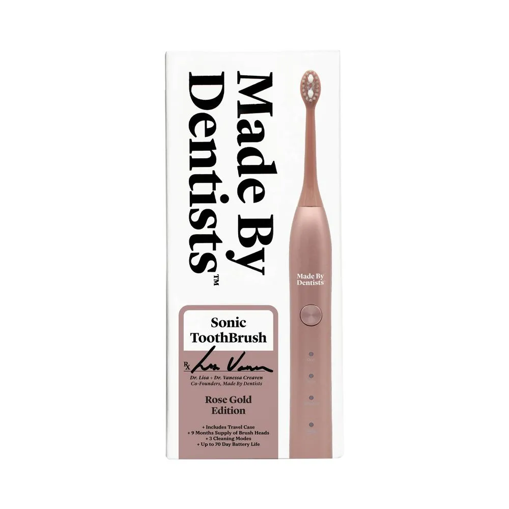 New - Made by Dentists Sonic Toothbrush - Rose Gold