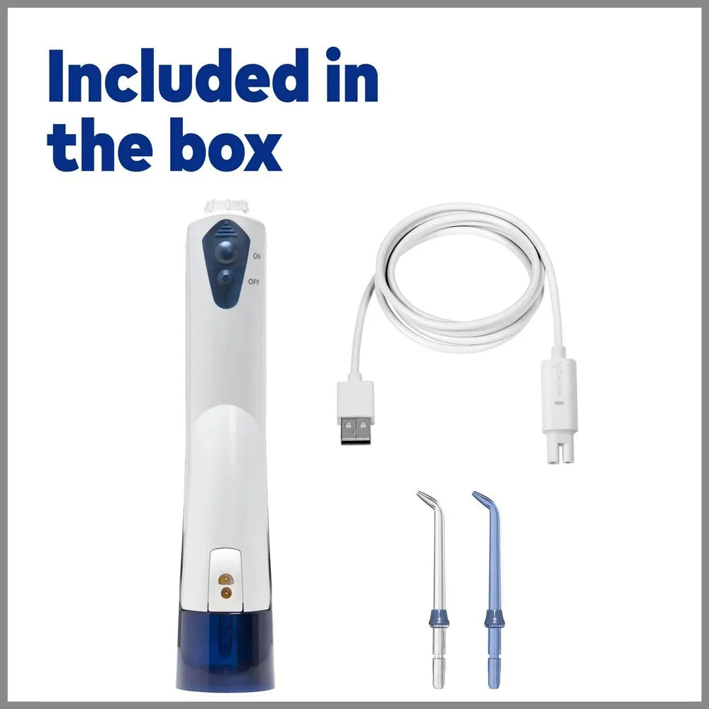 New - Waterpik Rechargeable Cordless Water Flosser - WP-360 - White