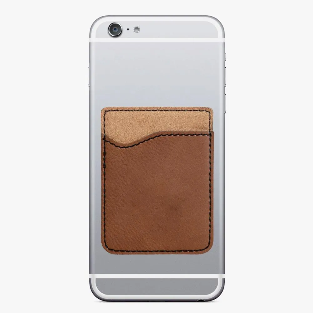 Non-Personalized | Leatherette Caddy Phone Wallet