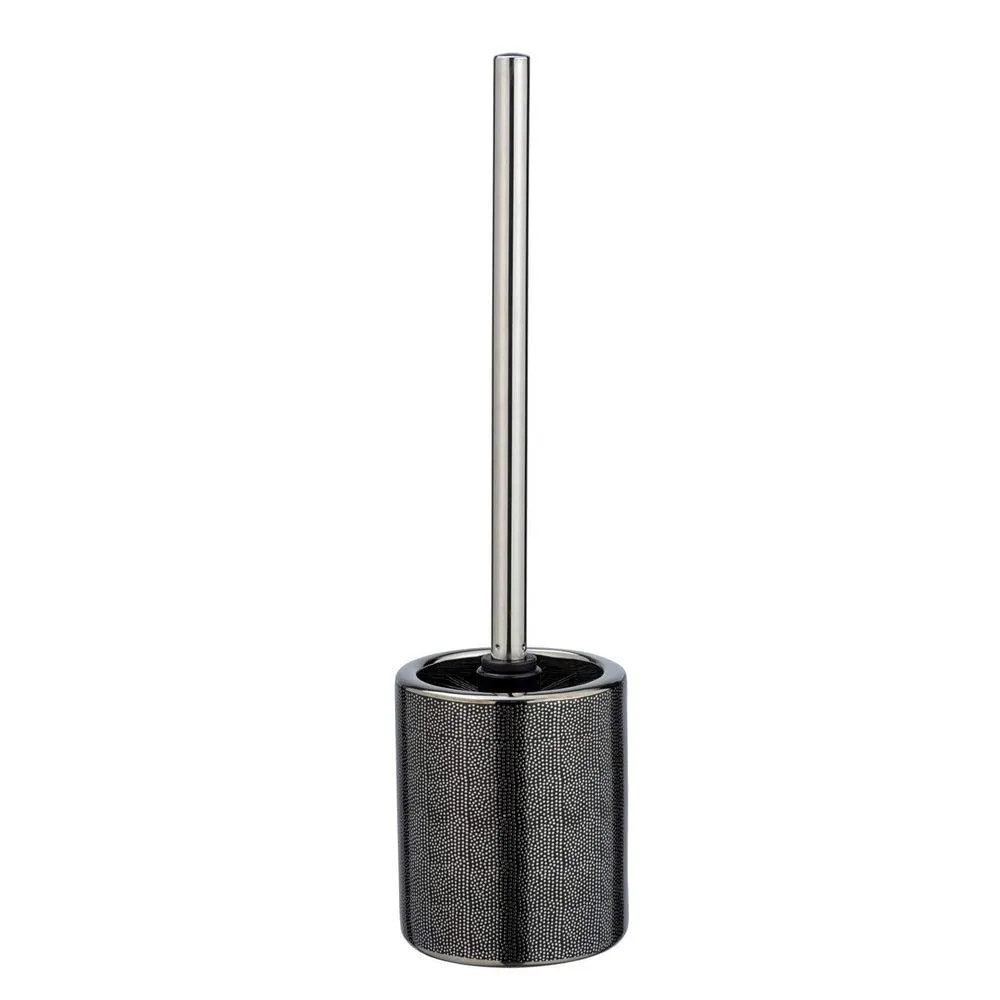 Nuria Ceramic Toilet Brush Silver Anthracite