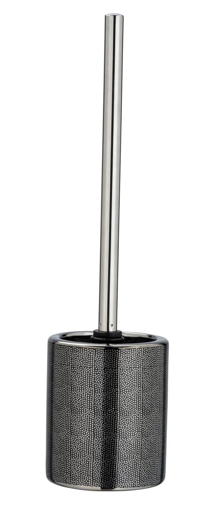 Nuria Ceramic Toilet Brush Silver Anthracite