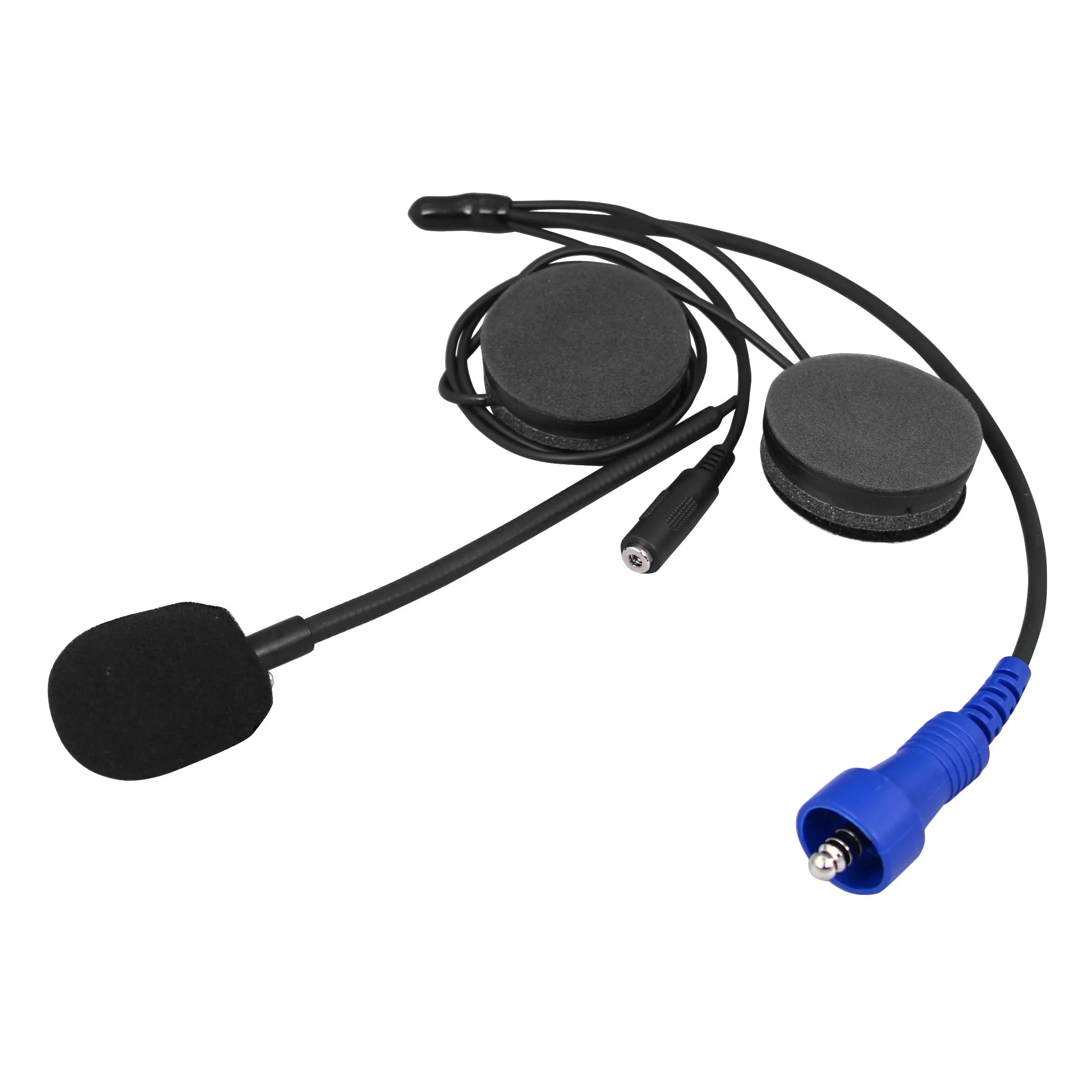 OFFROAD Wired Helmet Kit with Alpha Audio Speakers Mic & 3.5mm Earbud Jack