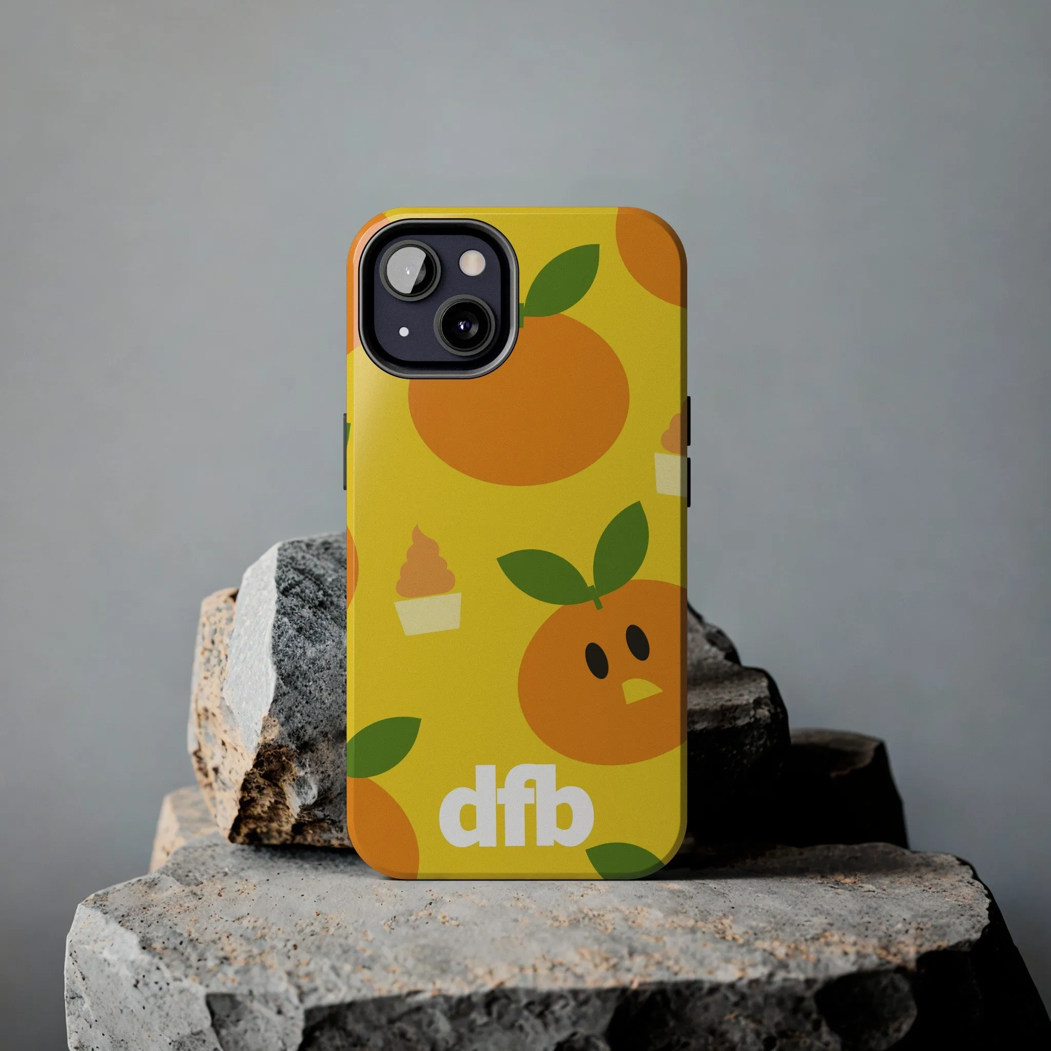 Orange Bird & Dole Whip - Apple Phone Case