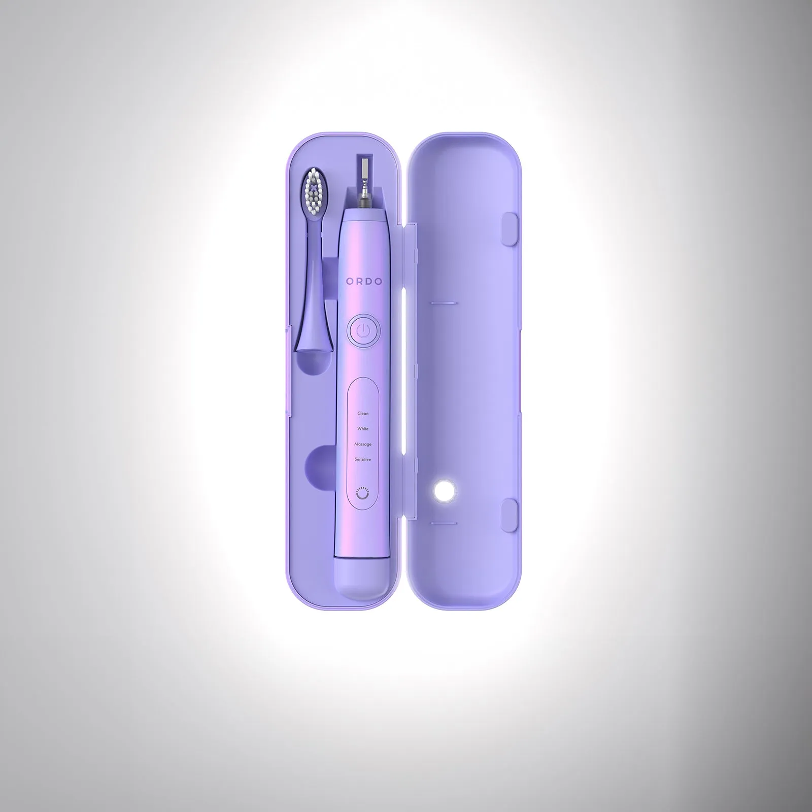 Ordo Sonic  Charging Travel Case - Pearl Violet