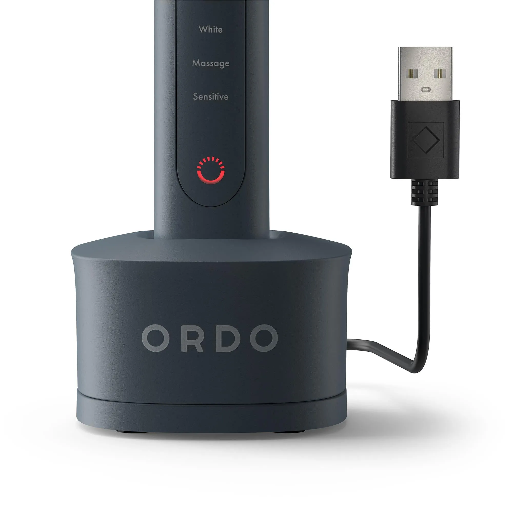 Ordo Sonic  Electric Toothbrush & Charging Travel Case Bundle (Charcoal Grey)