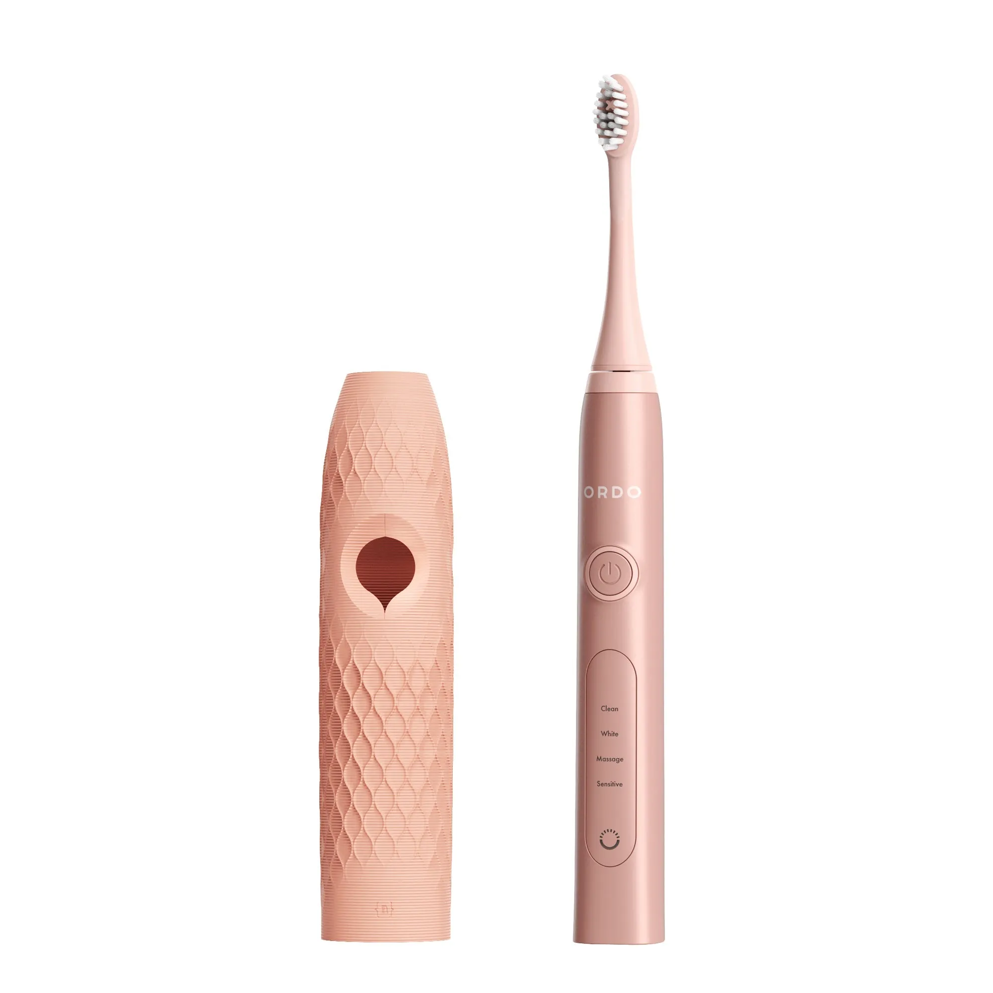 Ordo Sonic  Toothbrush & {access}ories Handle - Apricot Straight Small Diamond