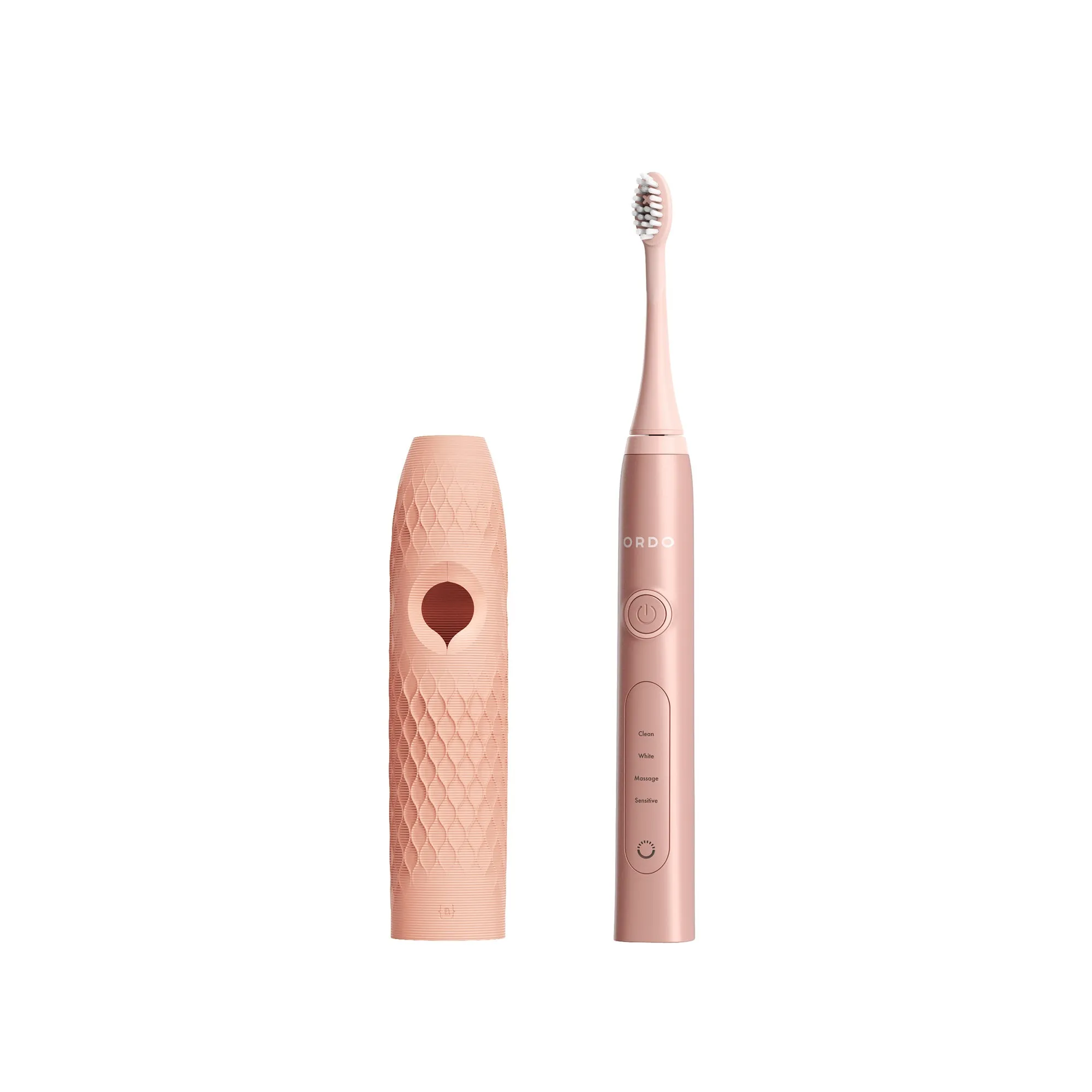 Ordo Sonic  Toothbrush & {access}ories Handle - Apricot Straight Small Diamond