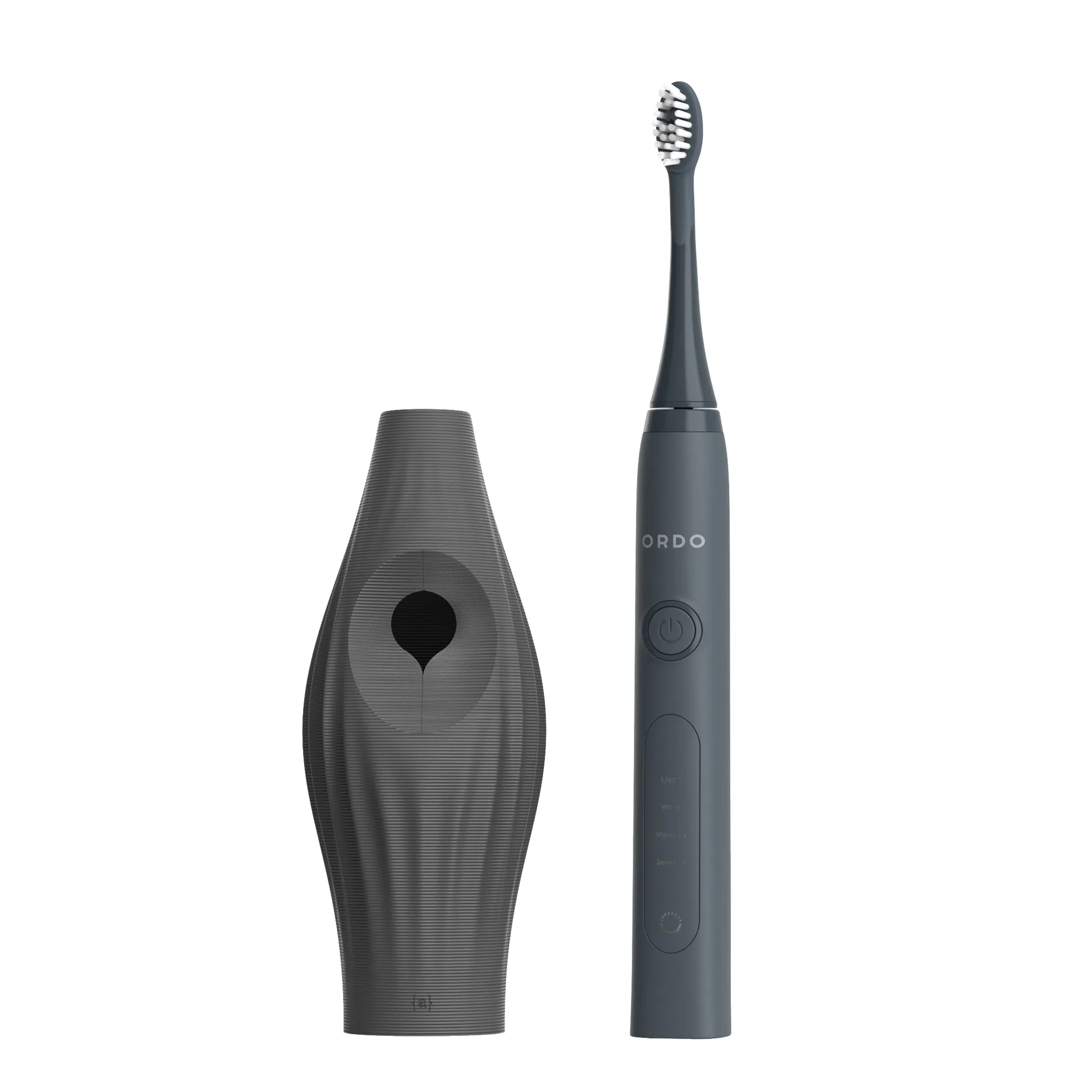 Ordo Sonic  Toothbrush & {access}ories Handle - Charcoal Ball Medium Vertical