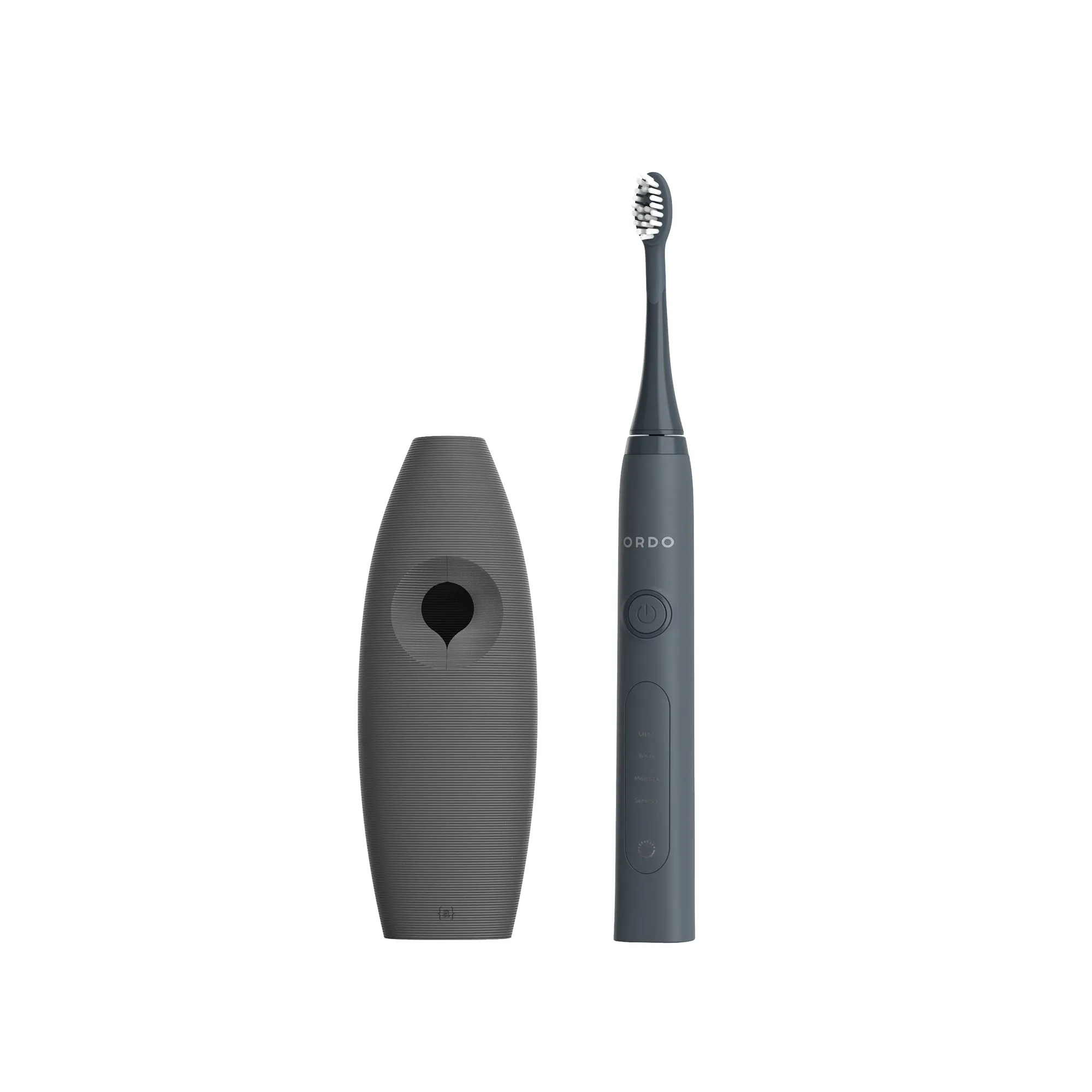 Ordo Sonic  Toothbrush & {access}ories Handle - Charcoal Hemispherical Large Smooth