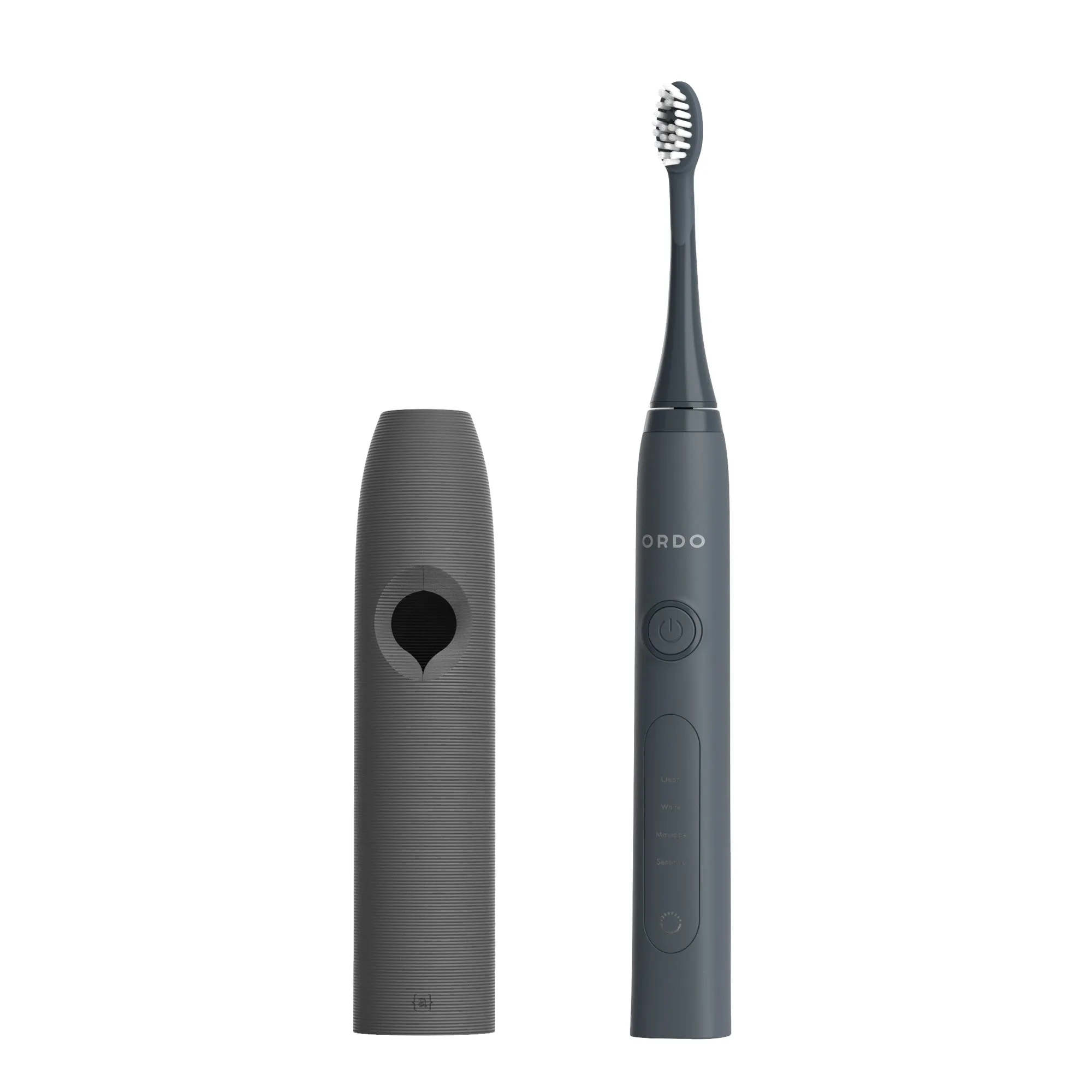 Ordo Sonic  Toothbrush & {access}ories Handle - Charcoal Straight Small Smooth