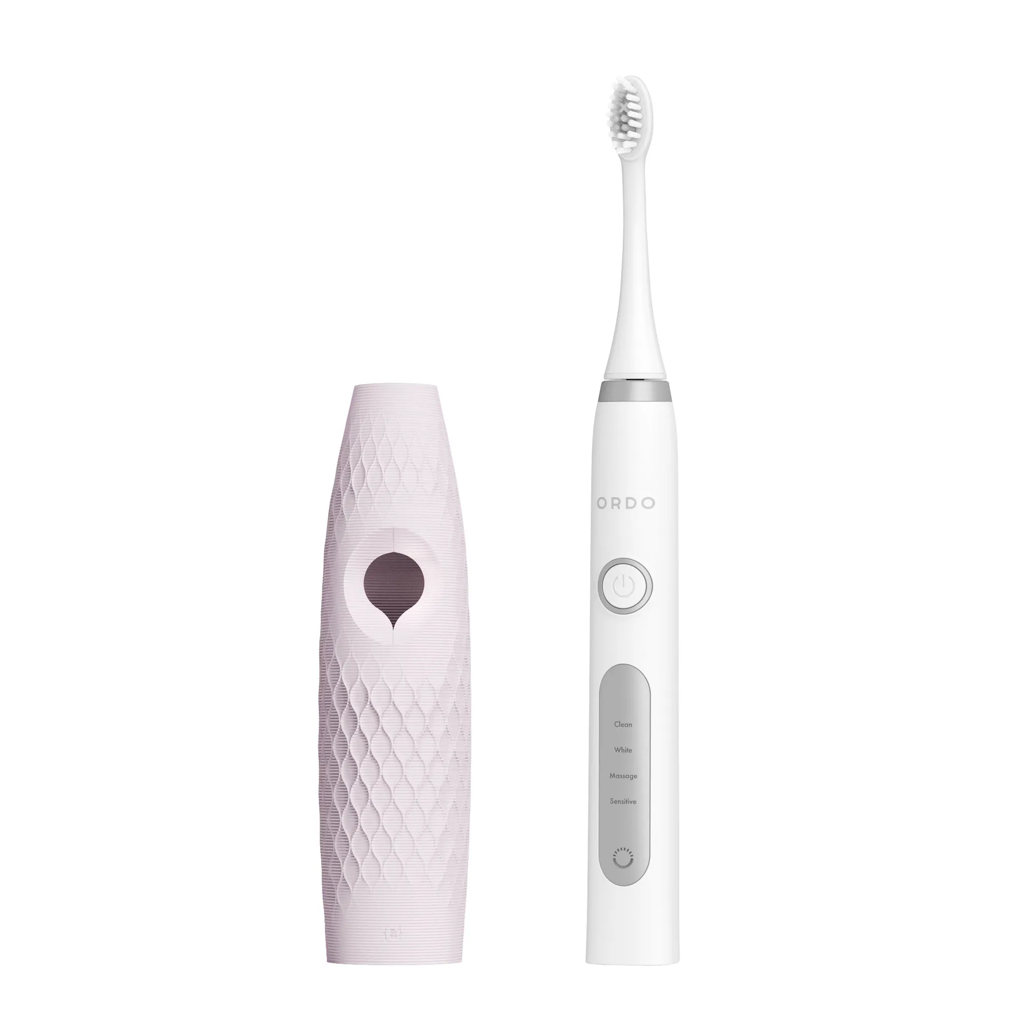 Ordo Sonic  Toothbrush & {access}ories Handle - Pearl Curved Small Diamond