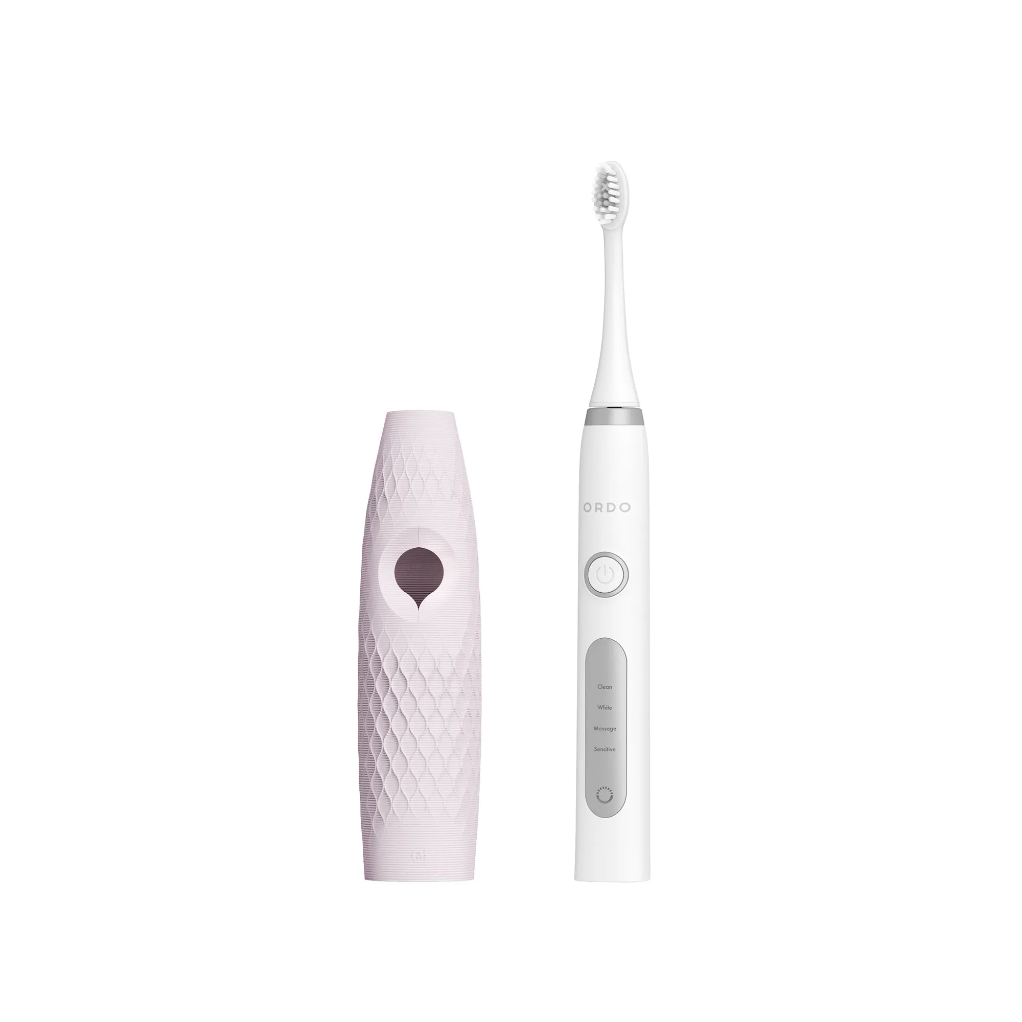 Ordo Sonic  Toothbrush & {access}ories Handle - Pearl Curved Small Diamond