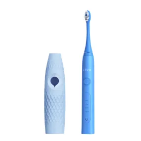 Ordo Sonic  Toothbrush & {access}ories Handle - Soft Blue Curved Small Diamond